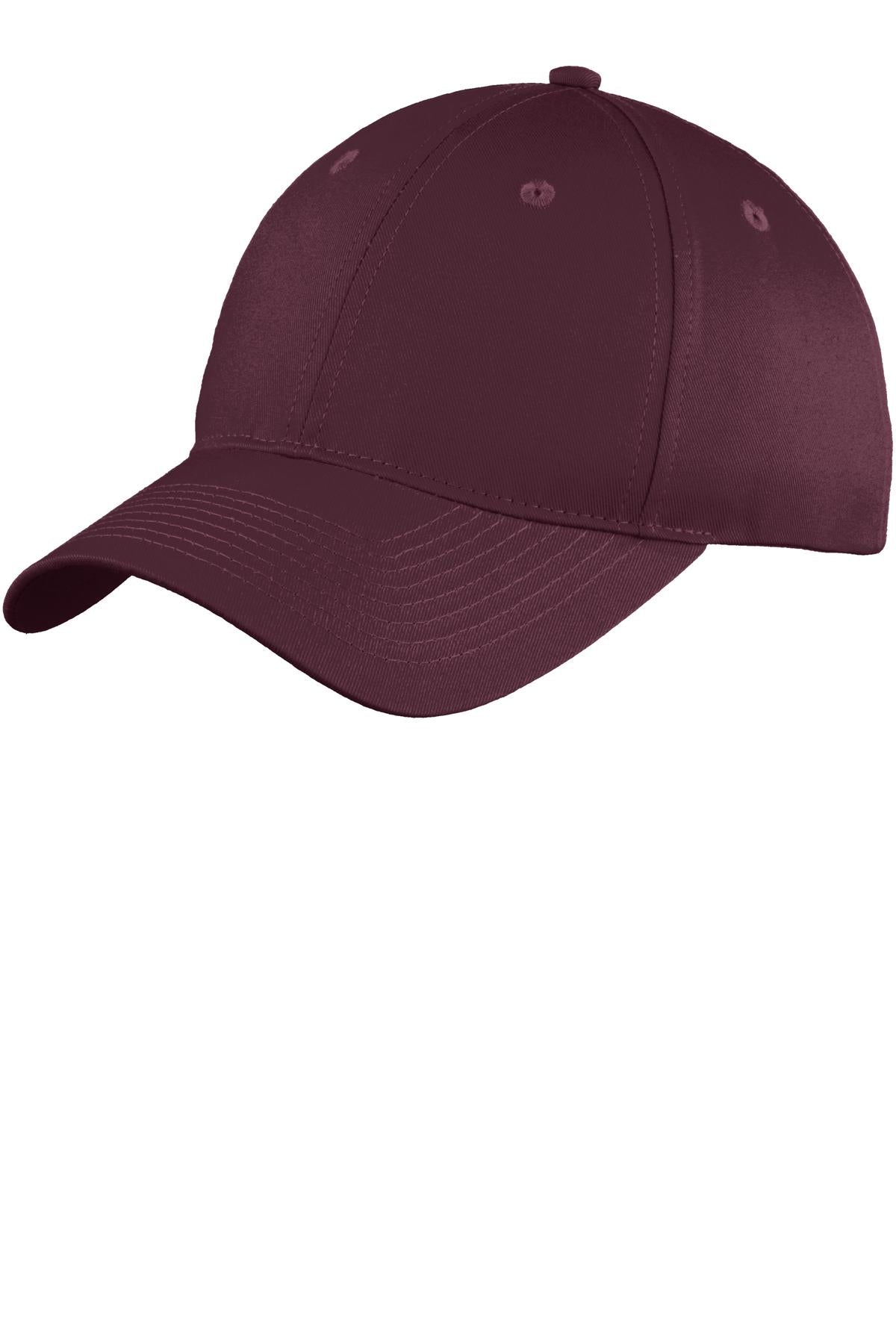 Port & Coâ„¢ Six-Panel Unstructured Twill Cap. C914