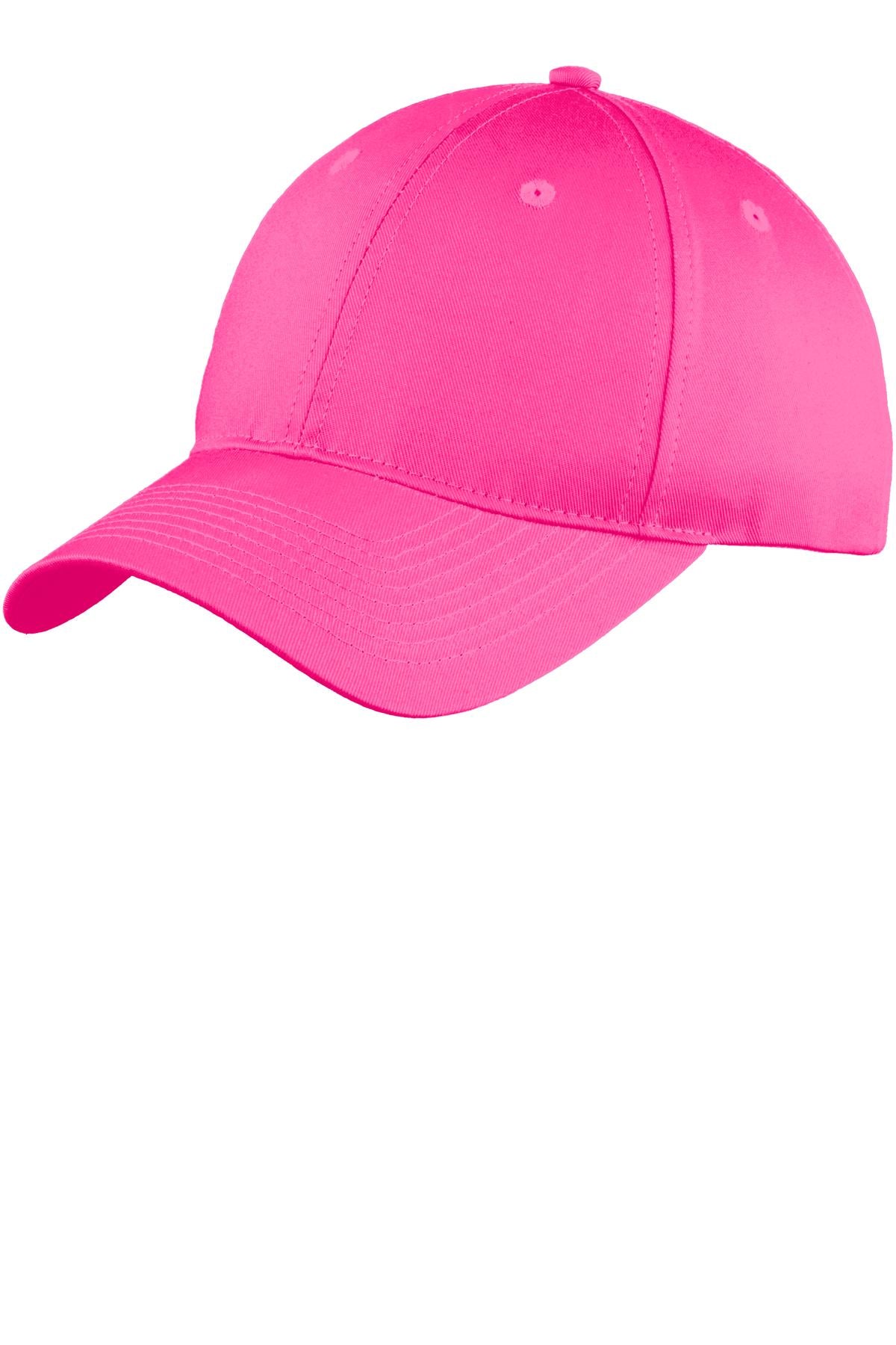Port & Coâ„¢ Six-Panel Unstructured Twill Cap. C914