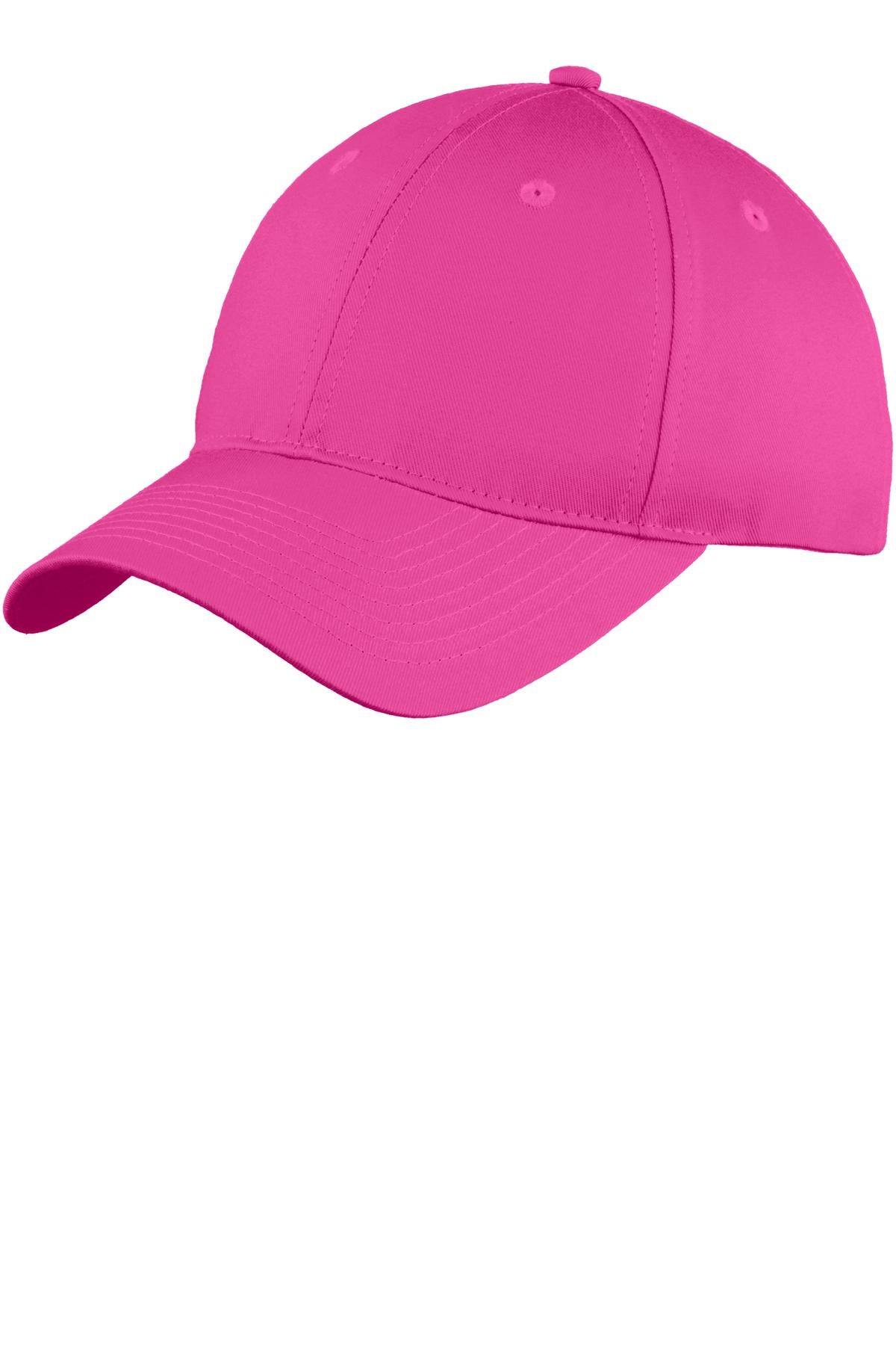 Port & Coâ„¢ Six-Panel Unstructured Twill Cap. C914