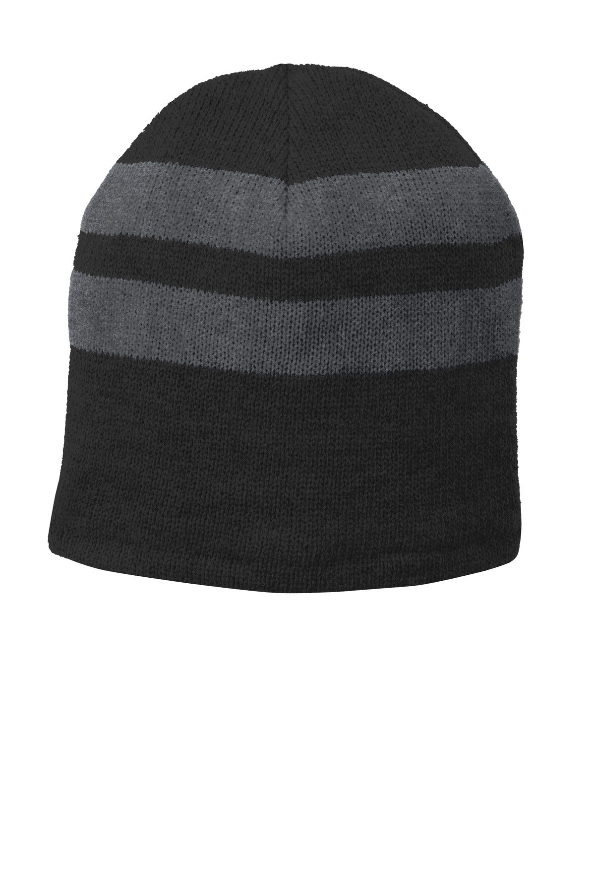 Port & Coâ„¢ Fleece-Lined Striped Beanie Cap. C922