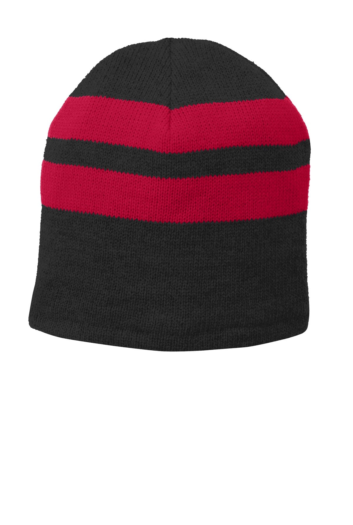 Port & Coâ„¢ Fleece-Lined Striped Beanie Cap. C922