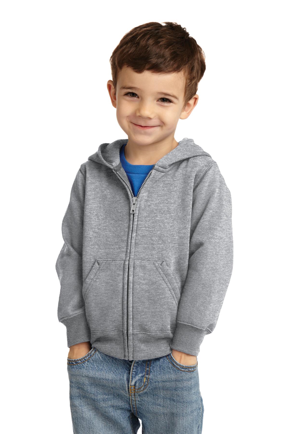 Port & Coâ„¢ Toddler Core Fleece Full-Zip Hooded Sweatshirt. CAR78TZH