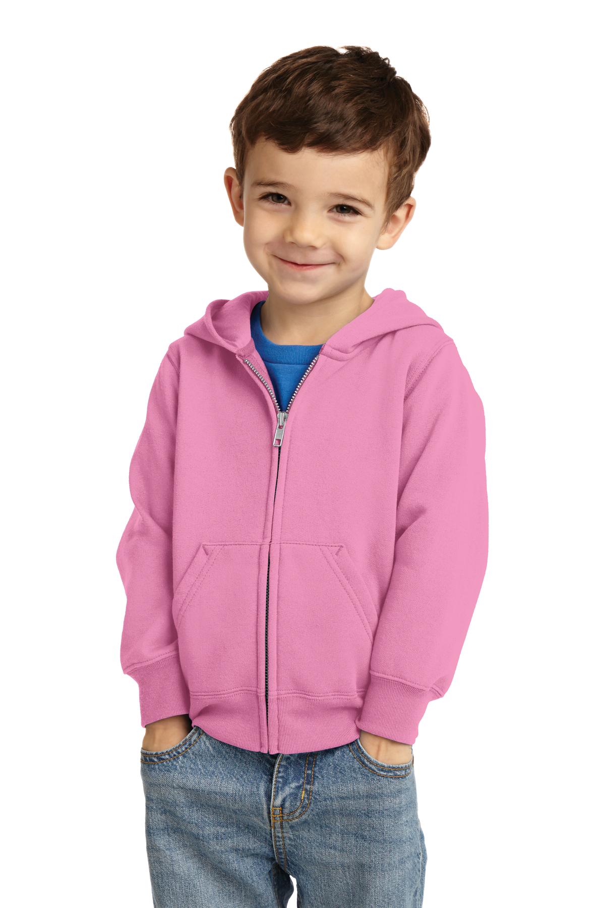 Port & Coâ„¢ Toddler Core Fleece Full-Zip Hooded Sweatshirt. CAR78TZH