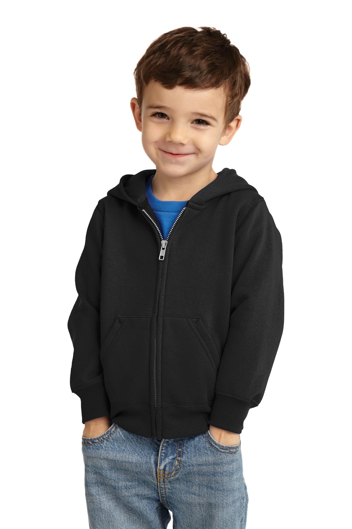 Port & Coâ„¢ Toddler Core Fleece Full-Zip Hooded Sweatshirt. CAR78TZH