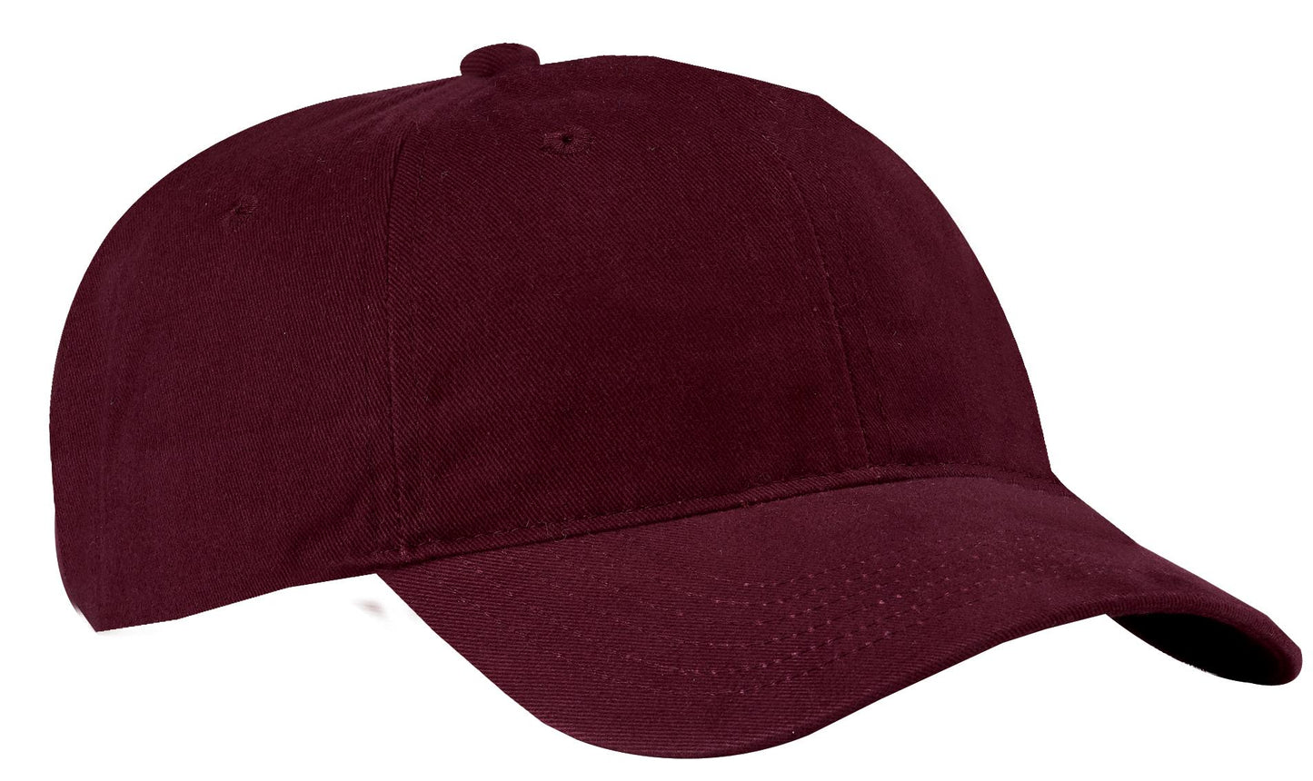 Port & Coâ„¢ Brushed Twill Low Profile Cap. CP77