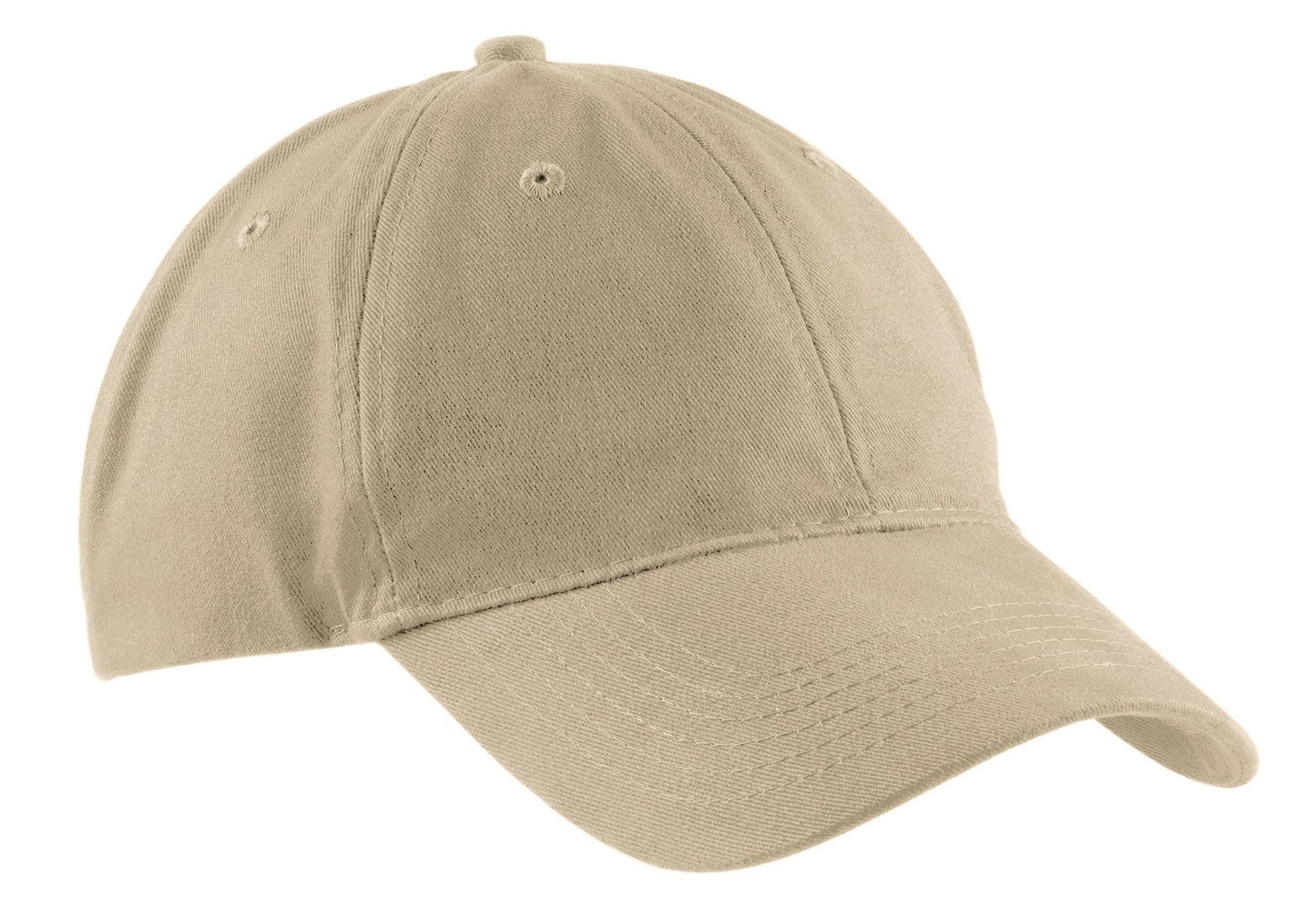 Port & Coâ„¢ Brushed Twill Low Profile Cap. CP77