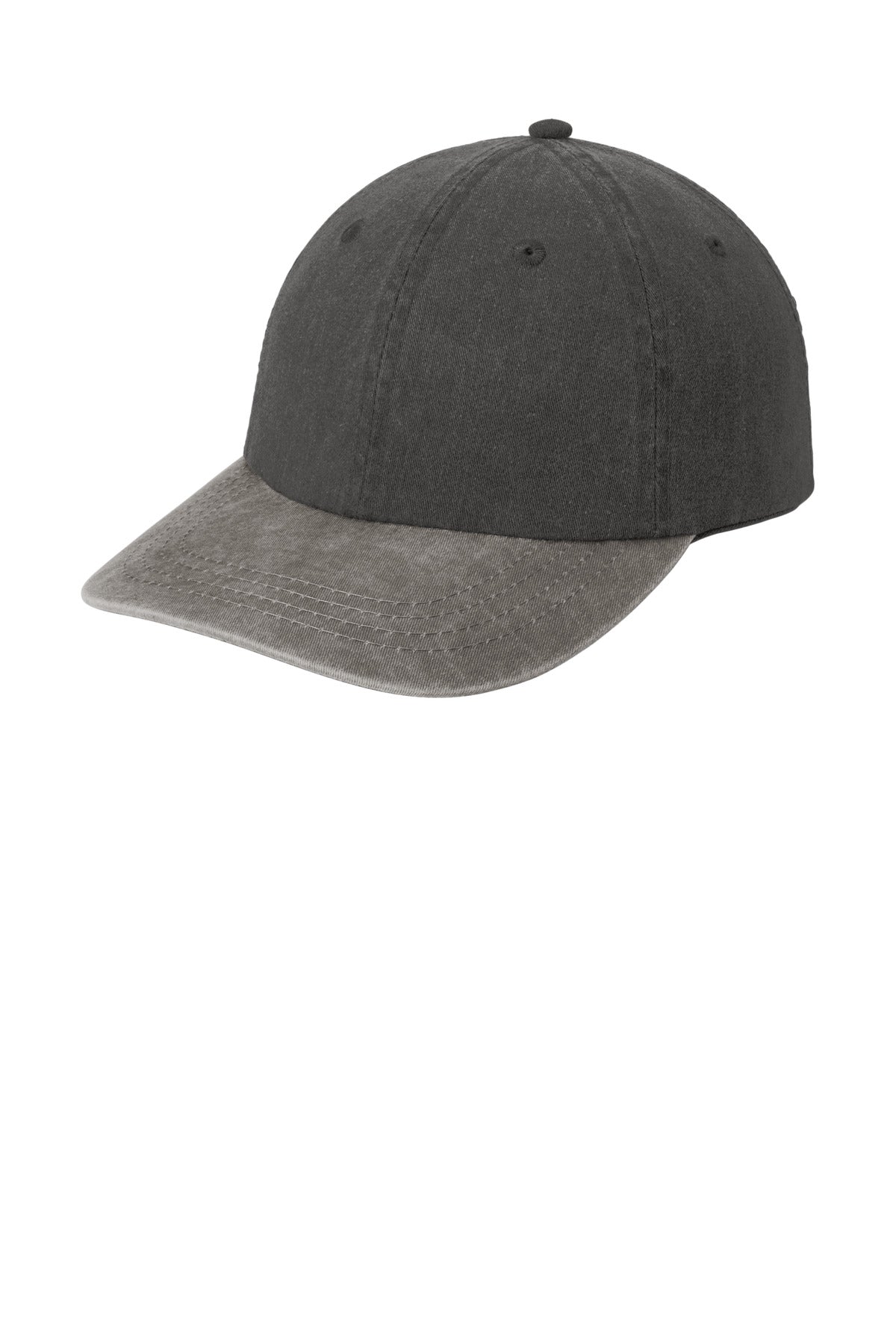 Port & Coâ„¢ Two-Tone Pigment-Dyed Cap. CP83