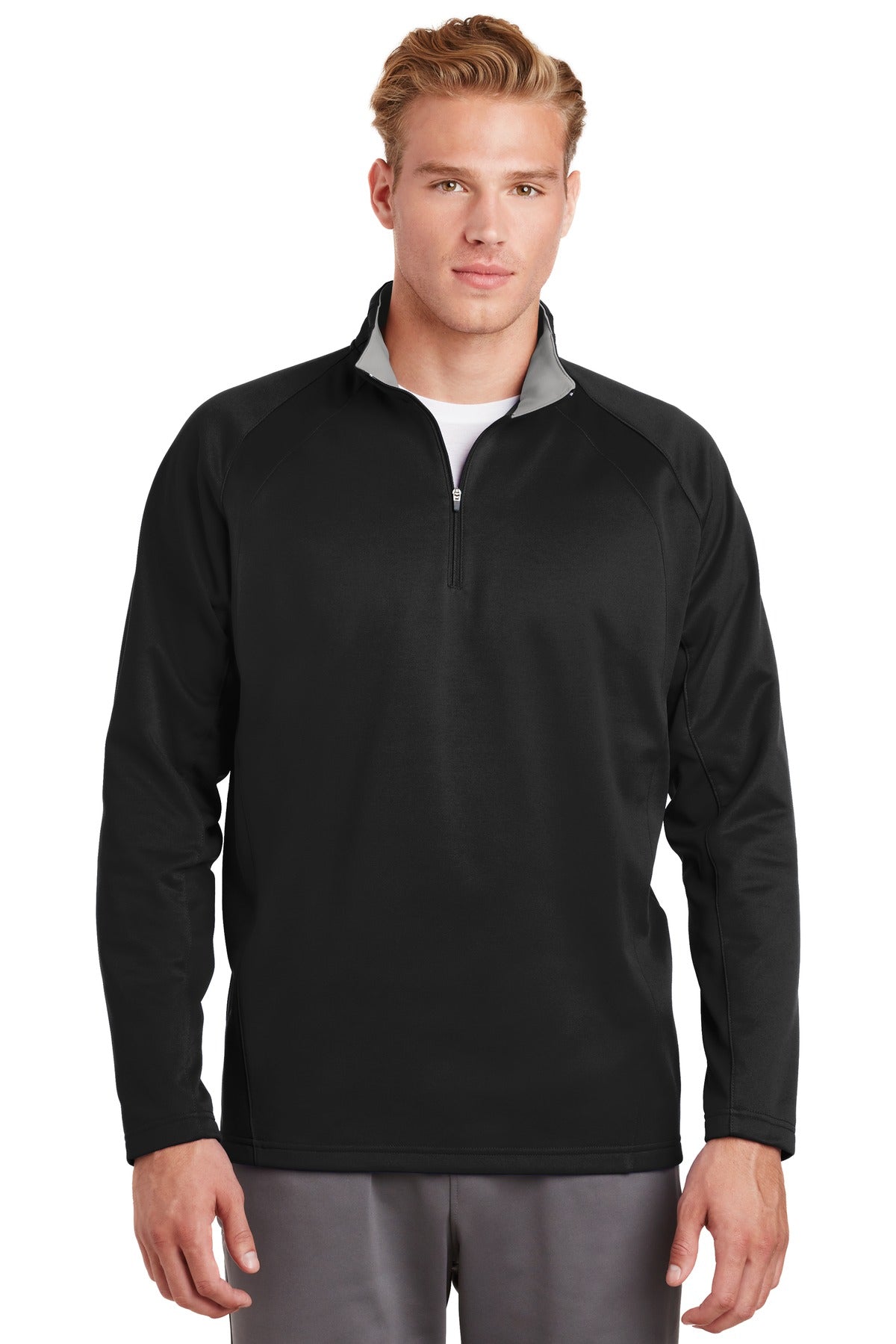 Sport-Tek® Sport-Wick® Fleece 1/4-Zip Pullover. F243