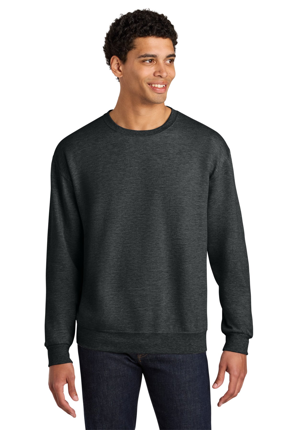 Jerzees Ultimateâ„¢ Unisex CVC Ring Spun Crewneck Sweatshirt IC48M