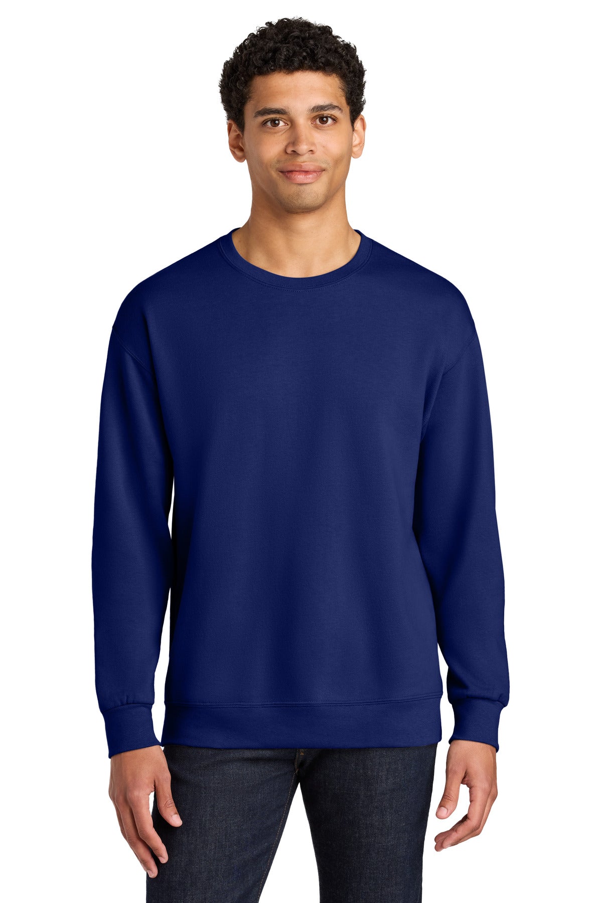 Jerzees Ultimateâ„¢ Unisex CVC Ring Spun Crewneck Sweatshirt IC48M