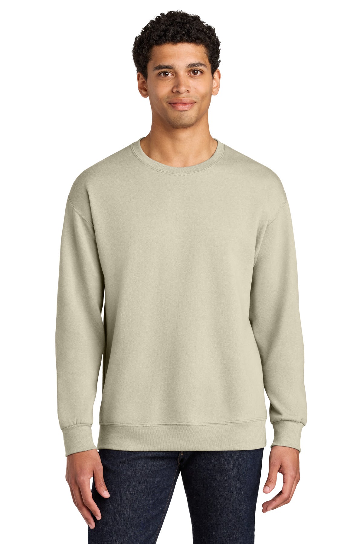 Jerzees Ultimateâ„¢ Unisex CVC Ring Spun Crewneck Sweatshirt IC48M