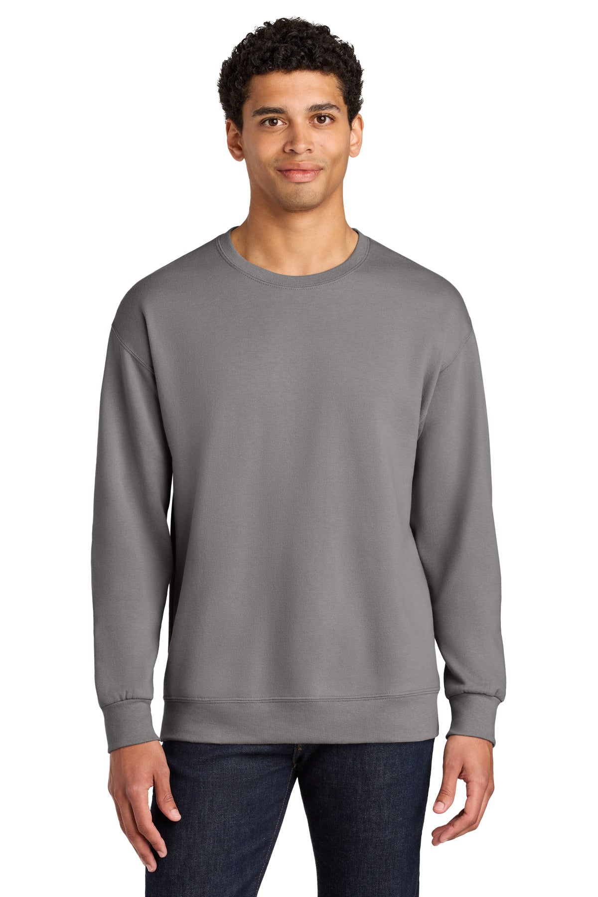 Jerzees Ultimateâ„¢ Unisex CVC Ring Spun Crewneck Sweatshirt IC48M