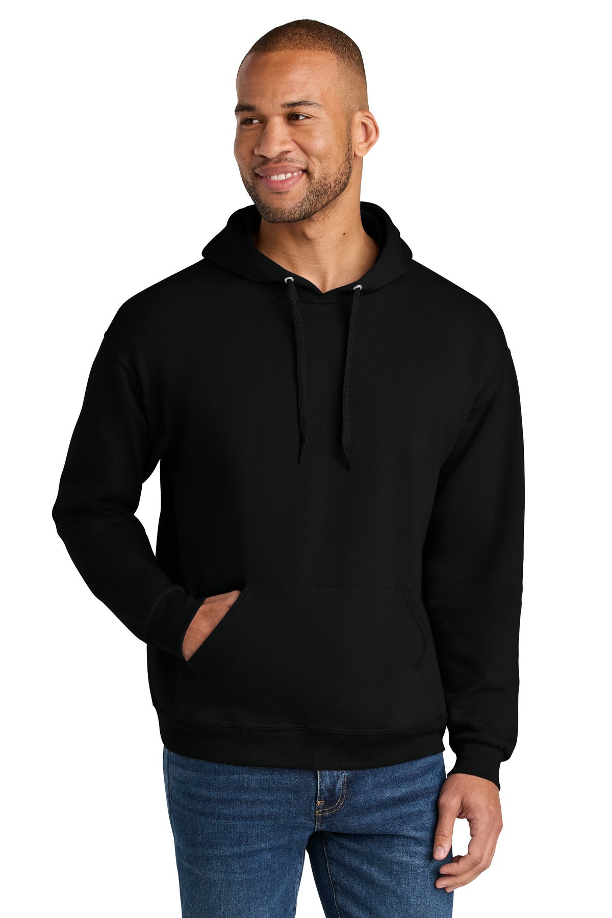 Jerzees Ultimateâ„¢ Unisex CVC Ring Spun Hooded Sweatshirt IC49M
