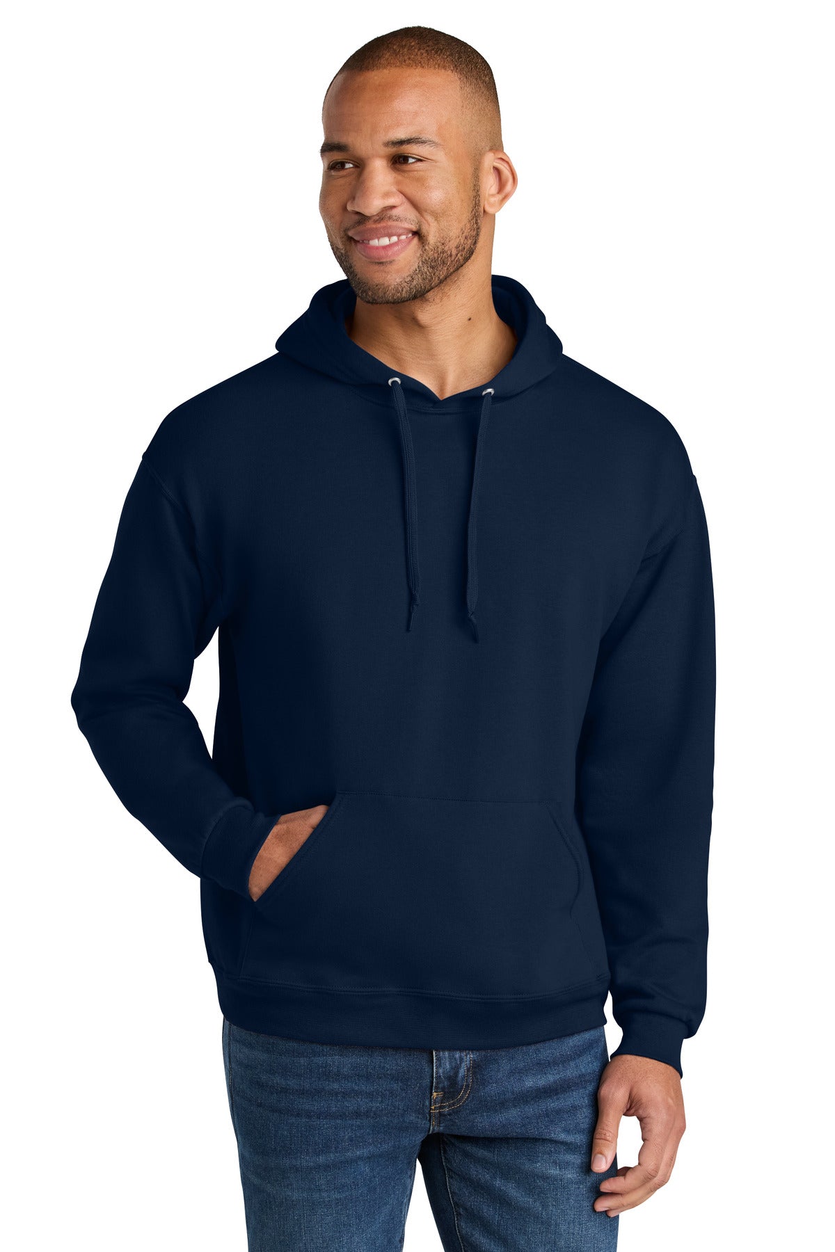 Jerzees Ultimateâ„¢ Unisex CVC Ring Spun Hooded Sweatshirt IC49M