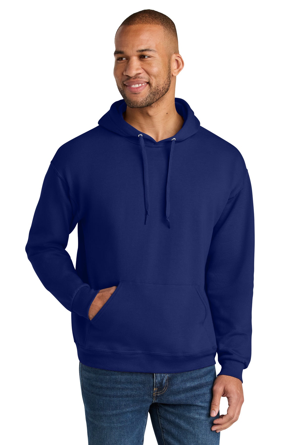 Jerzees Ultimateâ„¢ Unisex CVC Ring Spun Hooded Sweatshirt IC49M