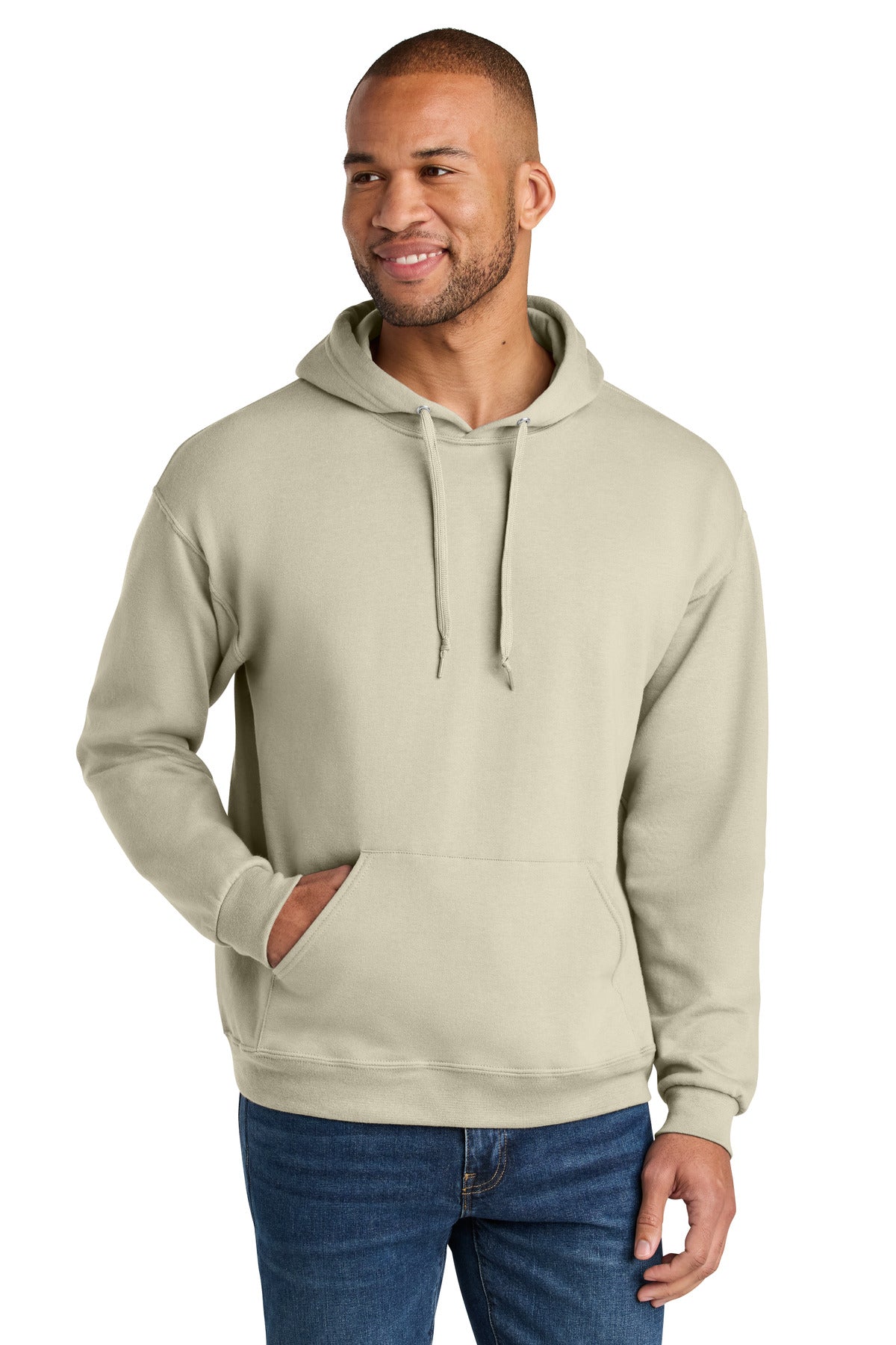 Jerzees Ultimateâ„¢ Unisex CVC Ring Spun Hooded Sweatshirt IC49M