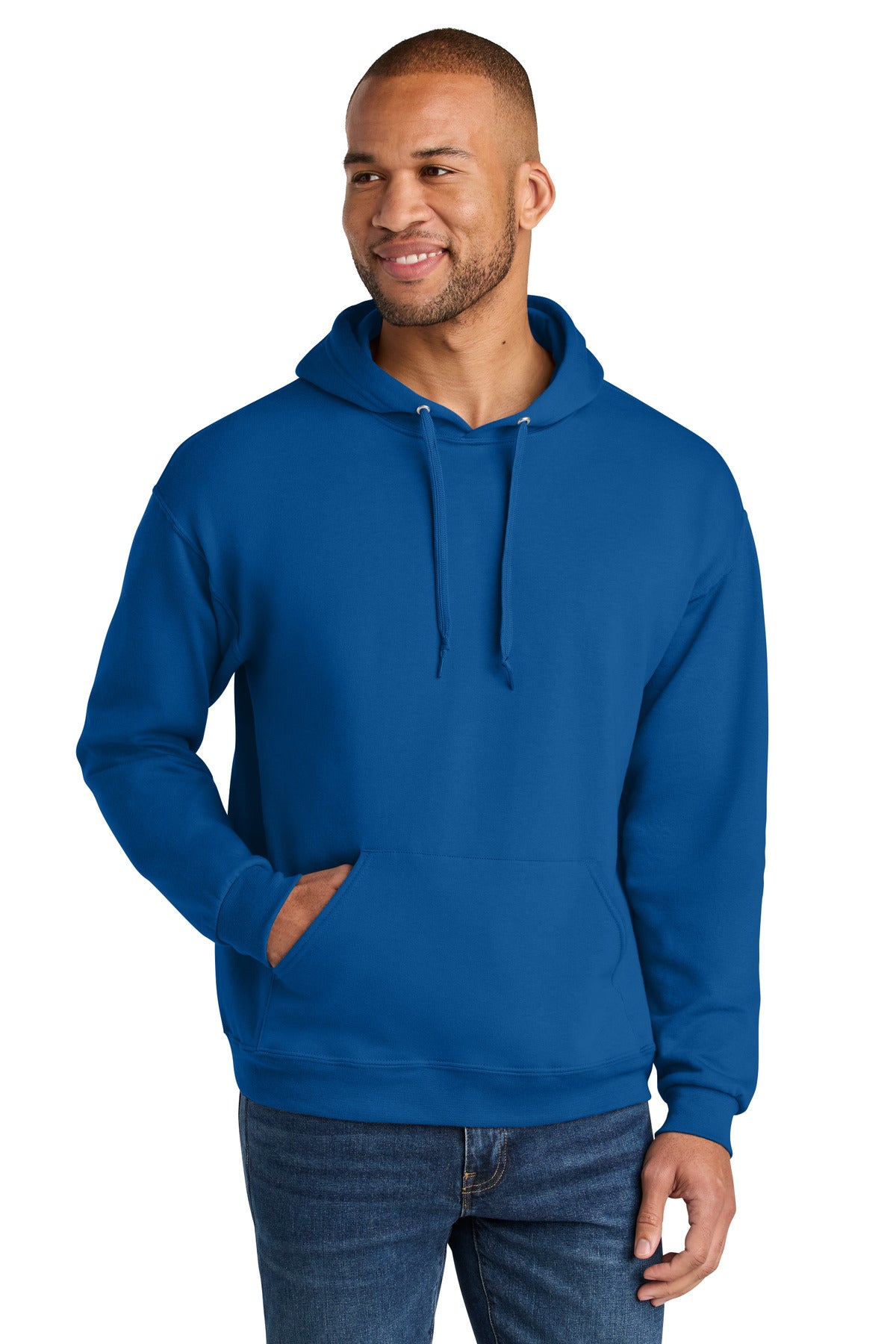 Jerzees Ultimateâ„¢ Unisex CVC Ring Spun Hooded Sweatshirt IC49M
