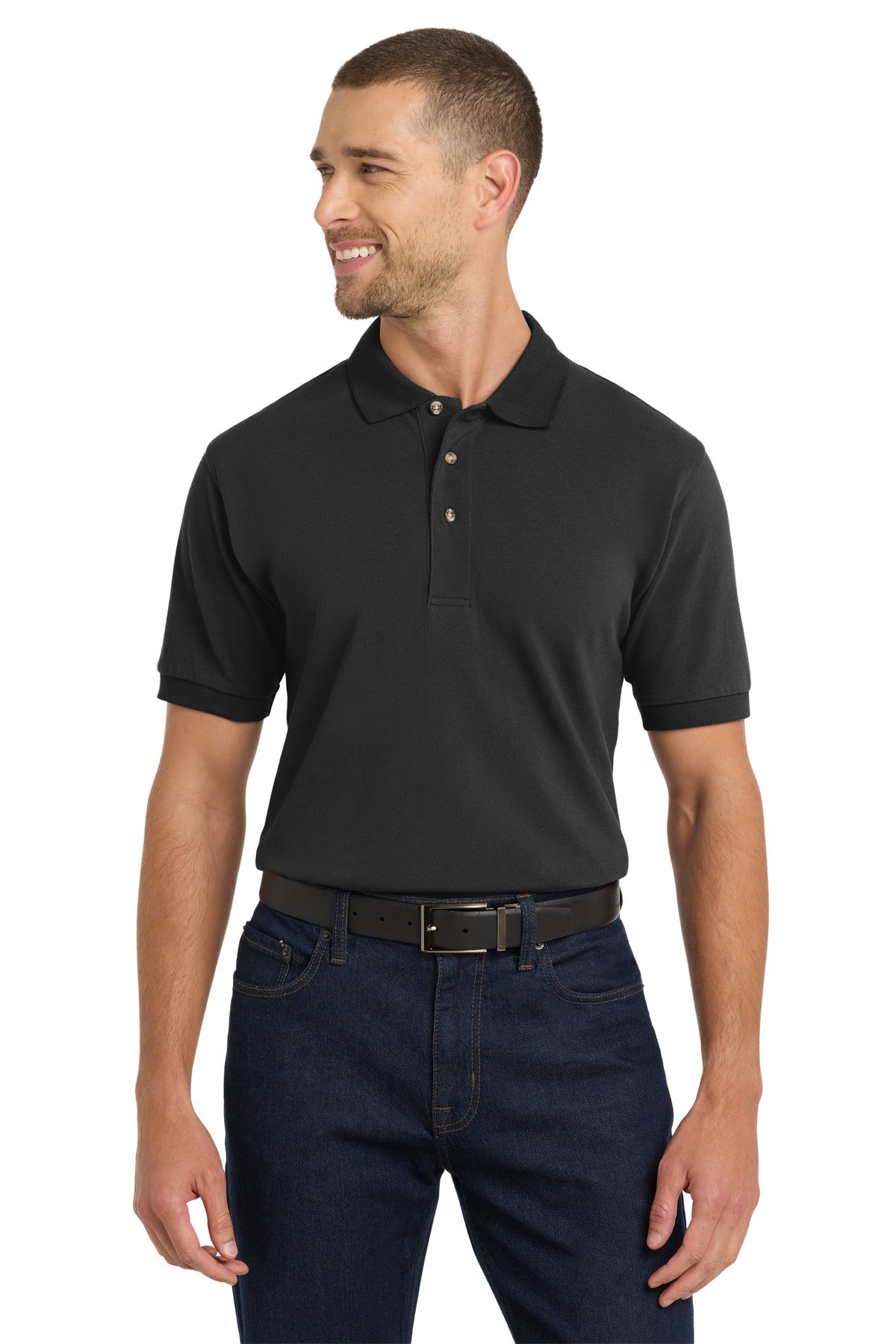 Port Authority® Heavyweight Cotton Pique Polo. K420