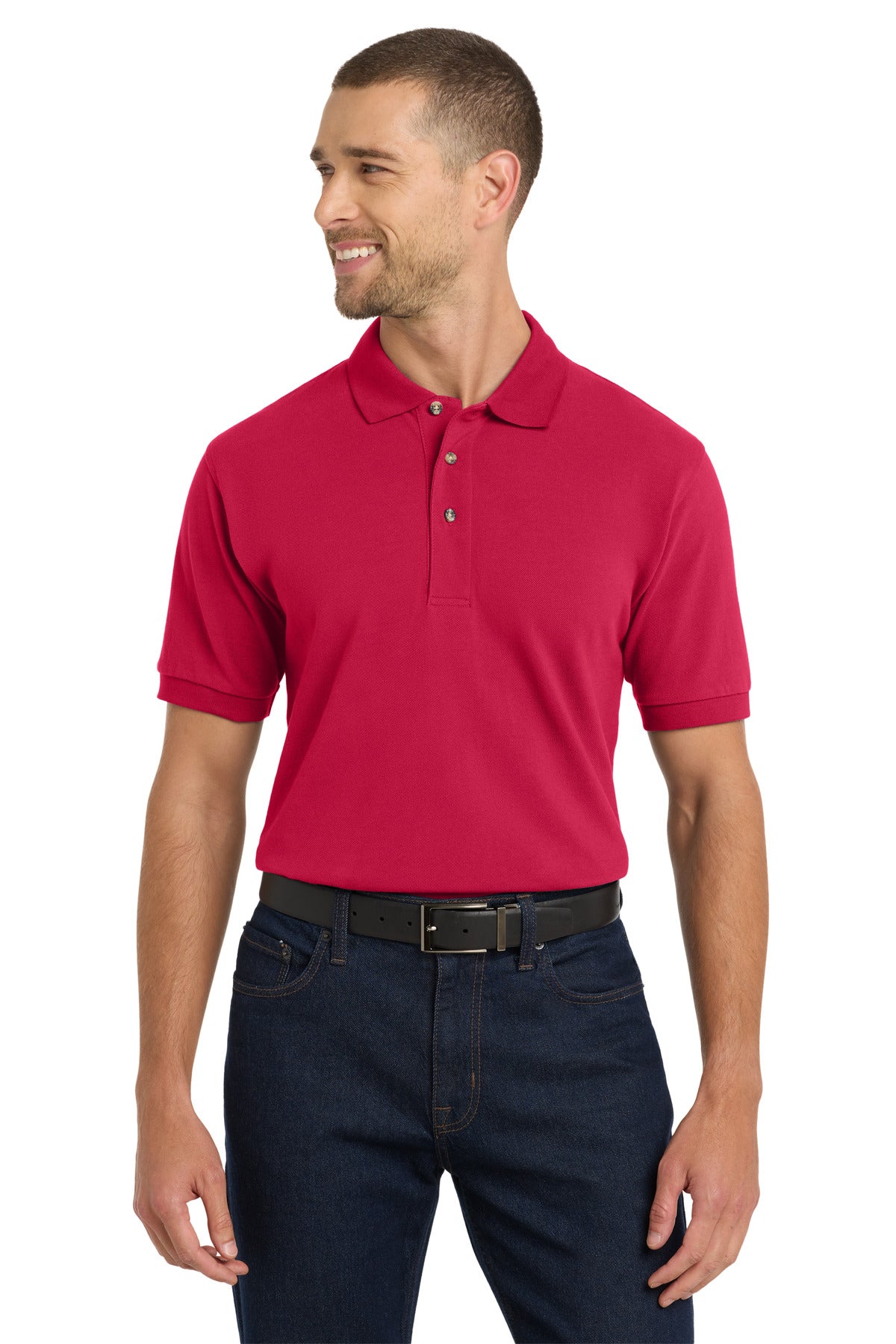 Port Authority® Heavyweight Cotton Pique Polo. K420