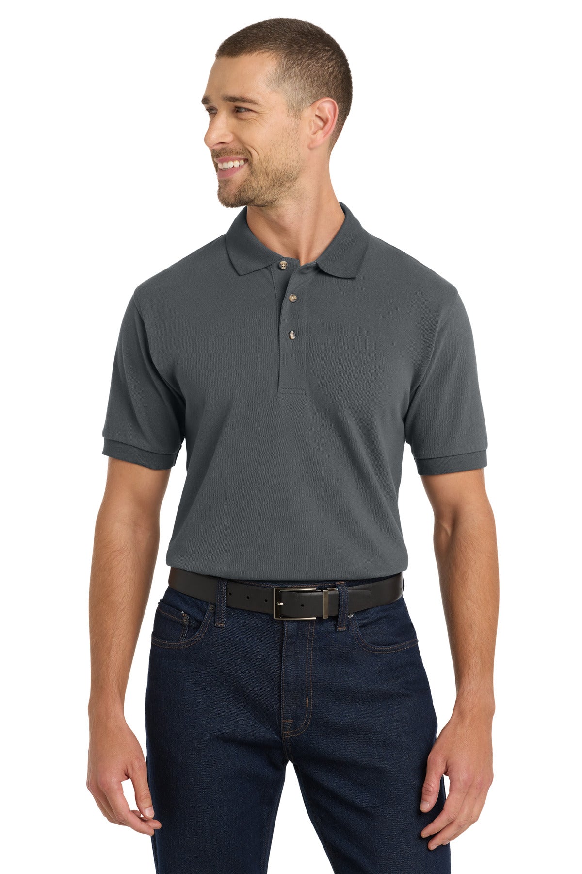 Port Authority® Heavyweight Cotton Pique Polo. K420