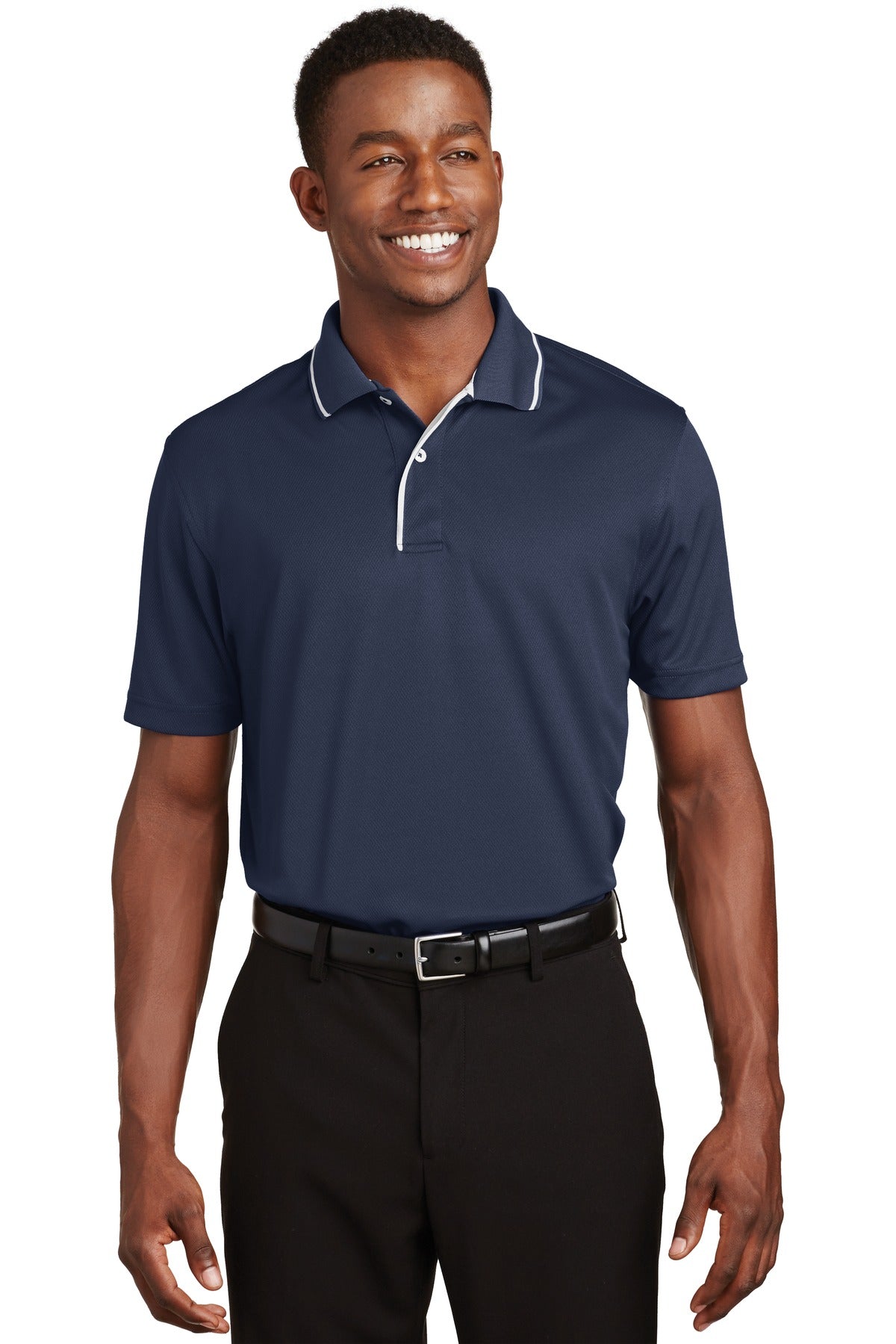 Sport-Tek® Dri-Mesh® Polo with Tipped Collar and Piping. K467
