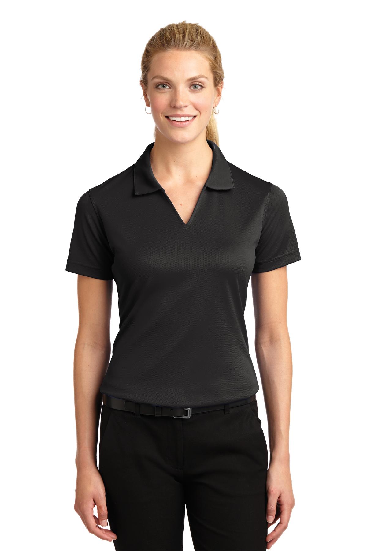 Sport-Tek® Women's Dri-Mesh® V-Neck Polo. L469
