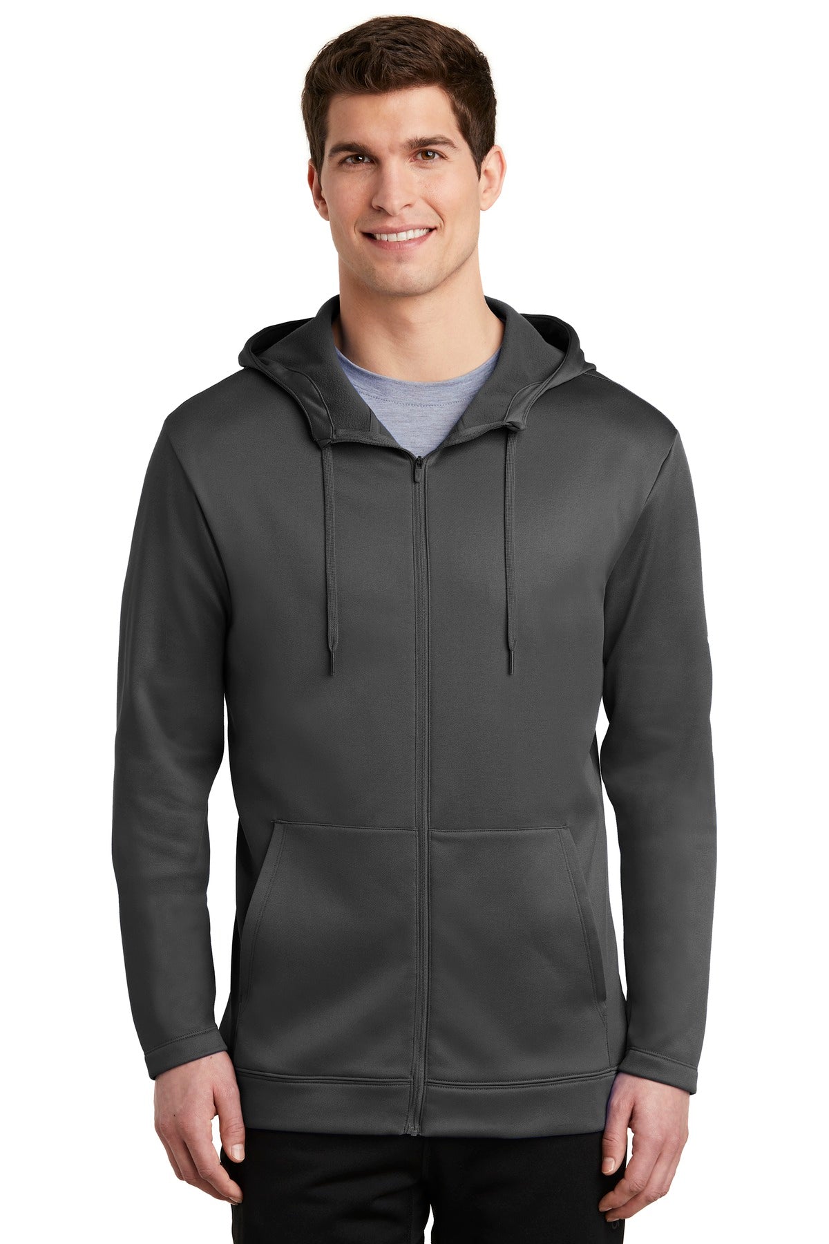 Sudadera con capucha Nike Therma-FIT de polar con cremallera completa. NKAH6259