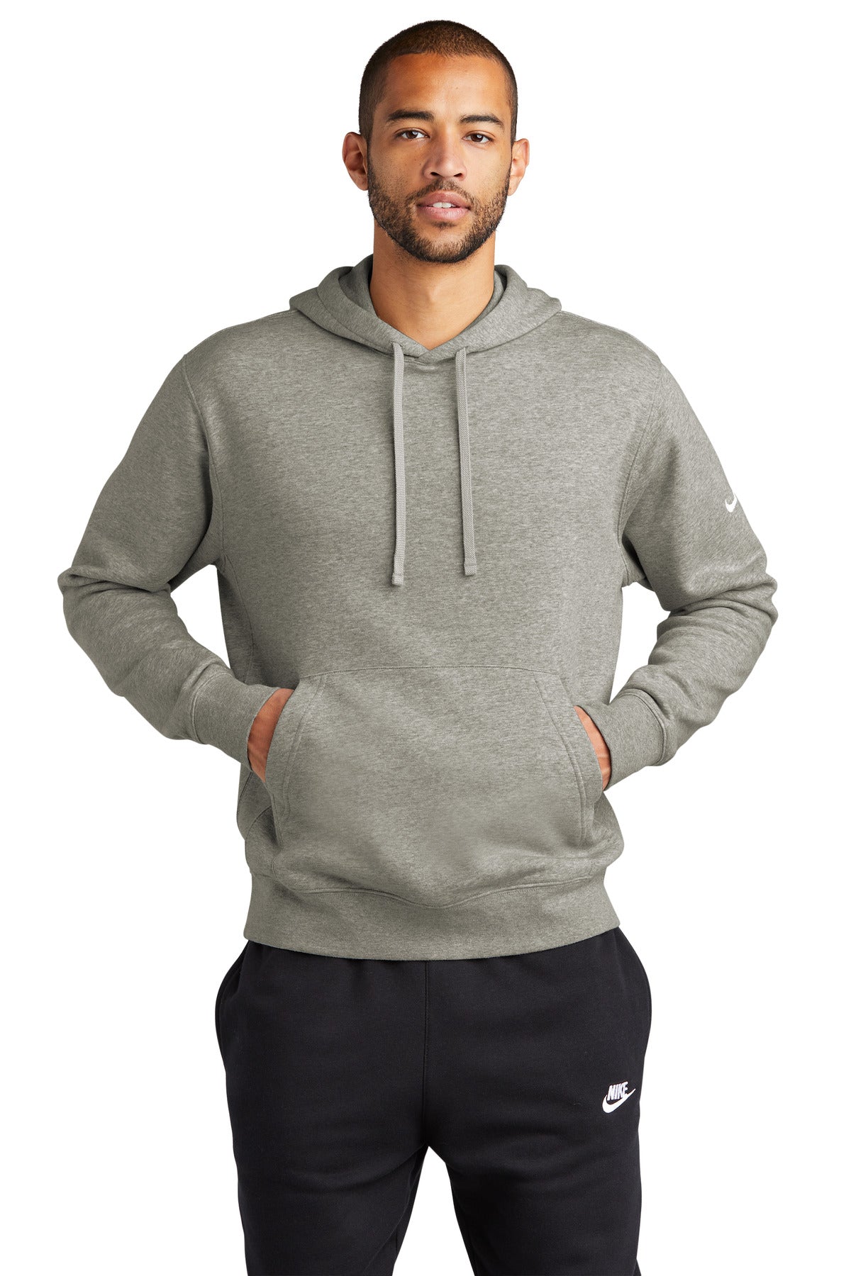 Sudadera con capucha Nike Club Fleece Sleeve Swoosh NKDR1499