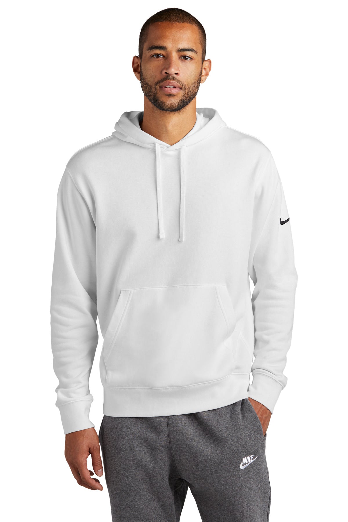 Sudadera con capucha Nike Club Fleece Sleeve Swoosh NKDR1499