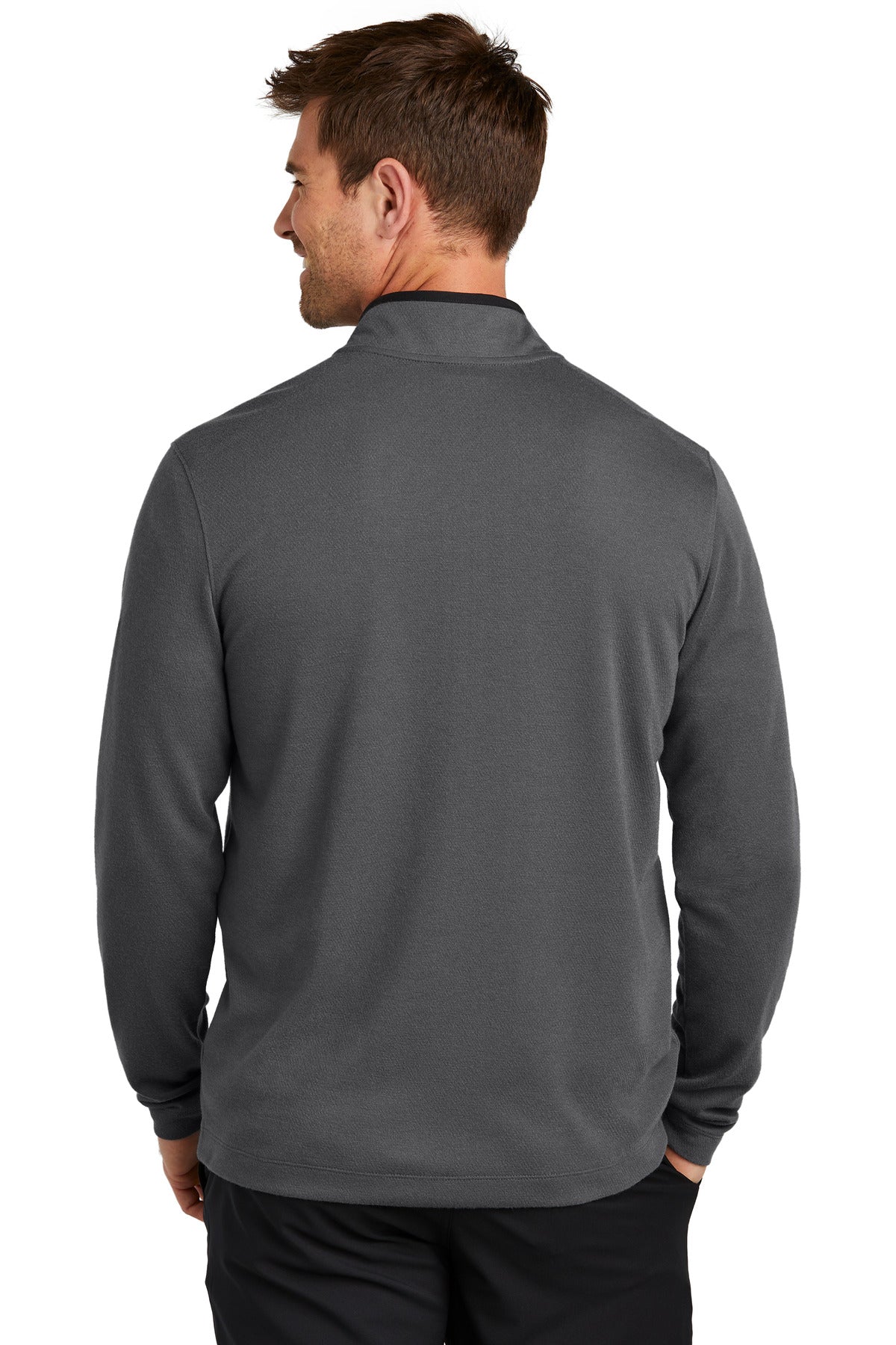 Traje de baño Nike texturizado con media cremallera NKDX6702