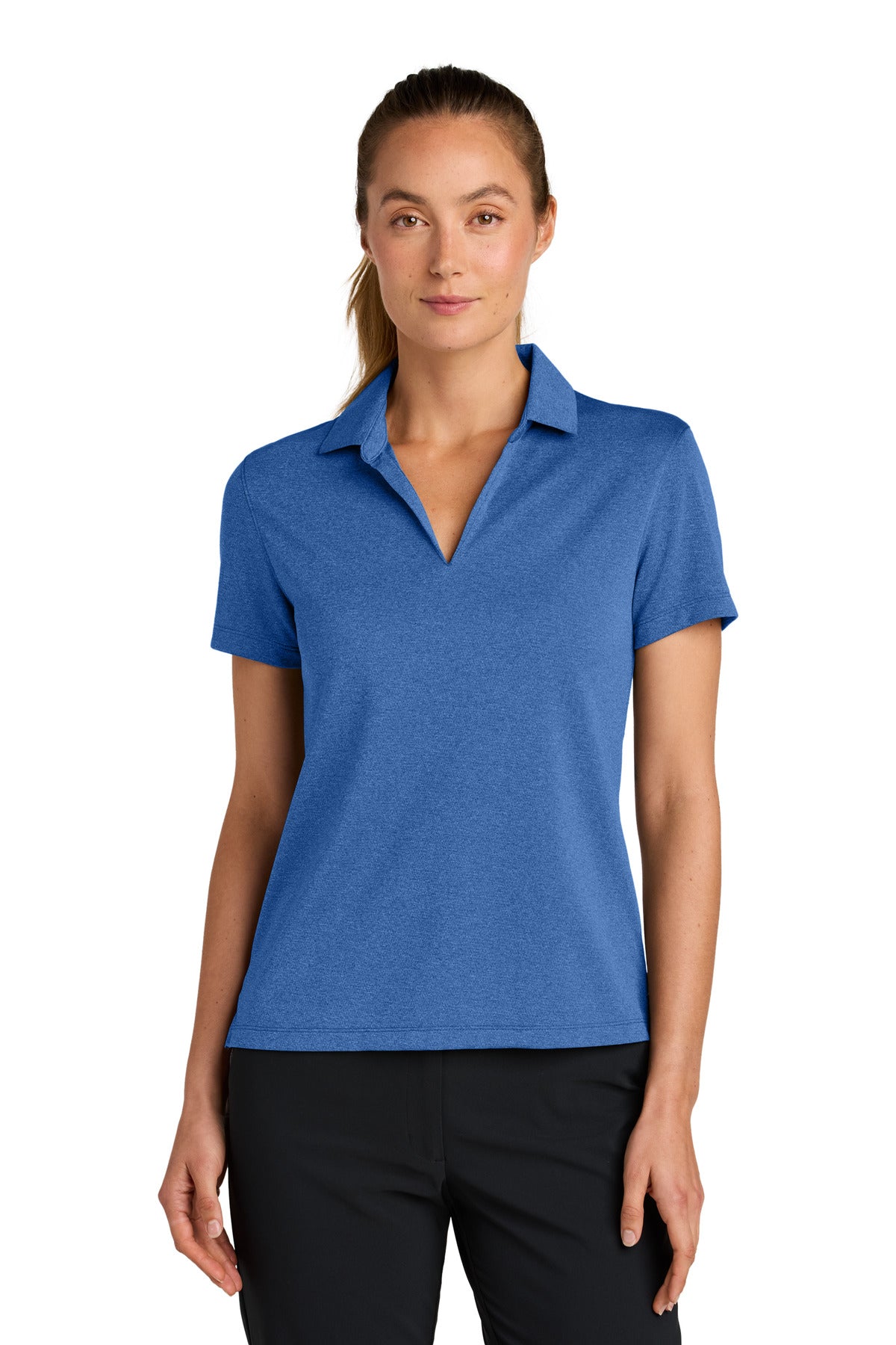 قميص بولو نايكي Dri-FIT Smooth Heather للسيدات NKFQ4793