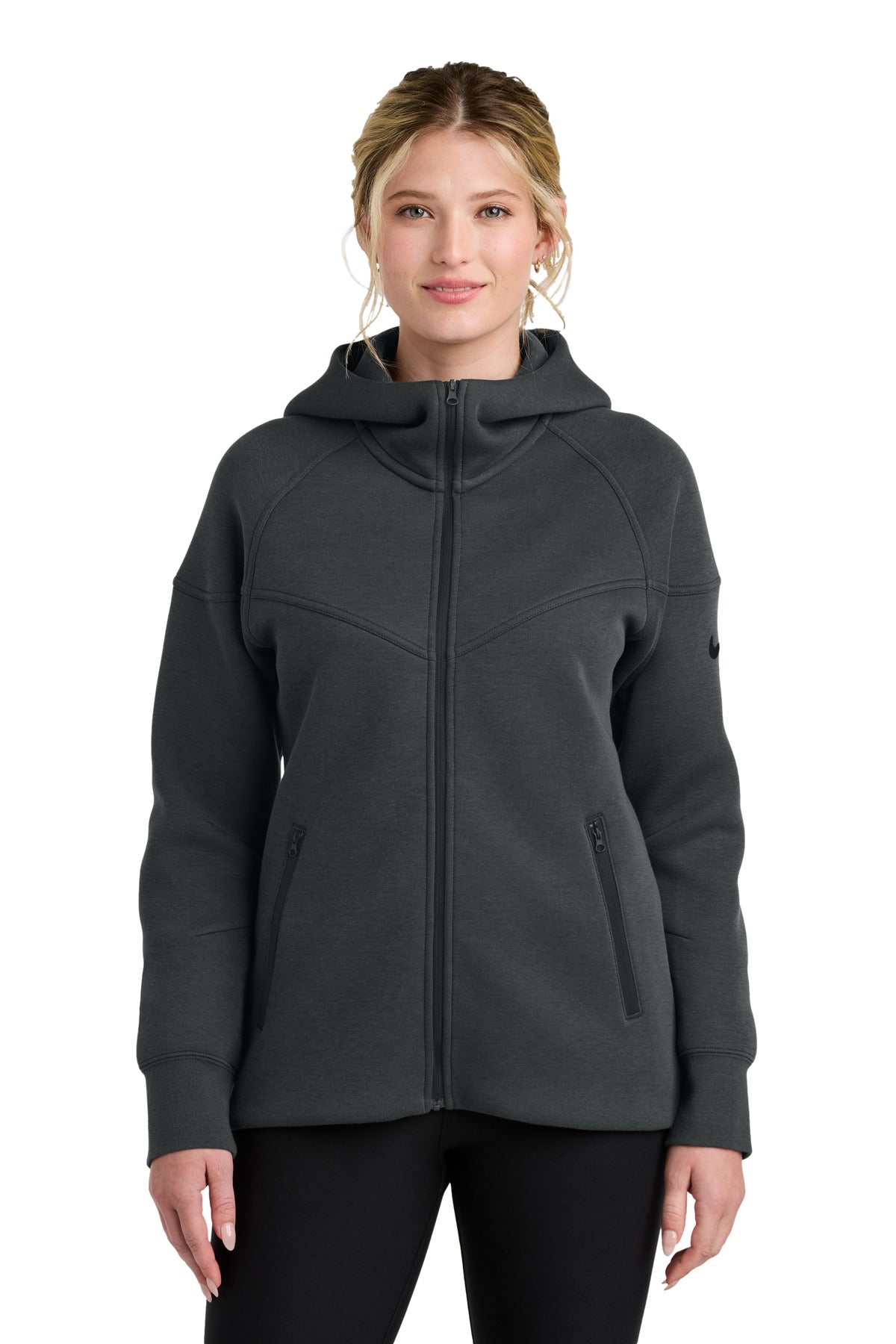 Sudadera con capucha y cremallera completa Nike Tech Fleece para mujer NKFQ4798