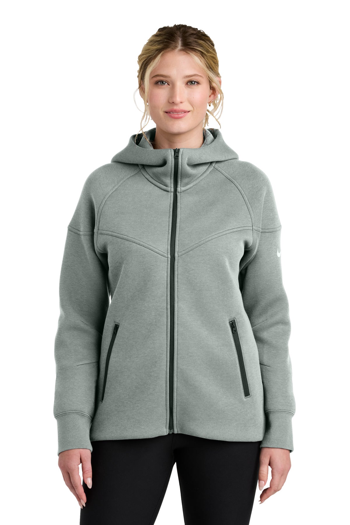 Sudadera con capucha y cremallera completa Nike Tech Fleece para mujer NKFQ4798