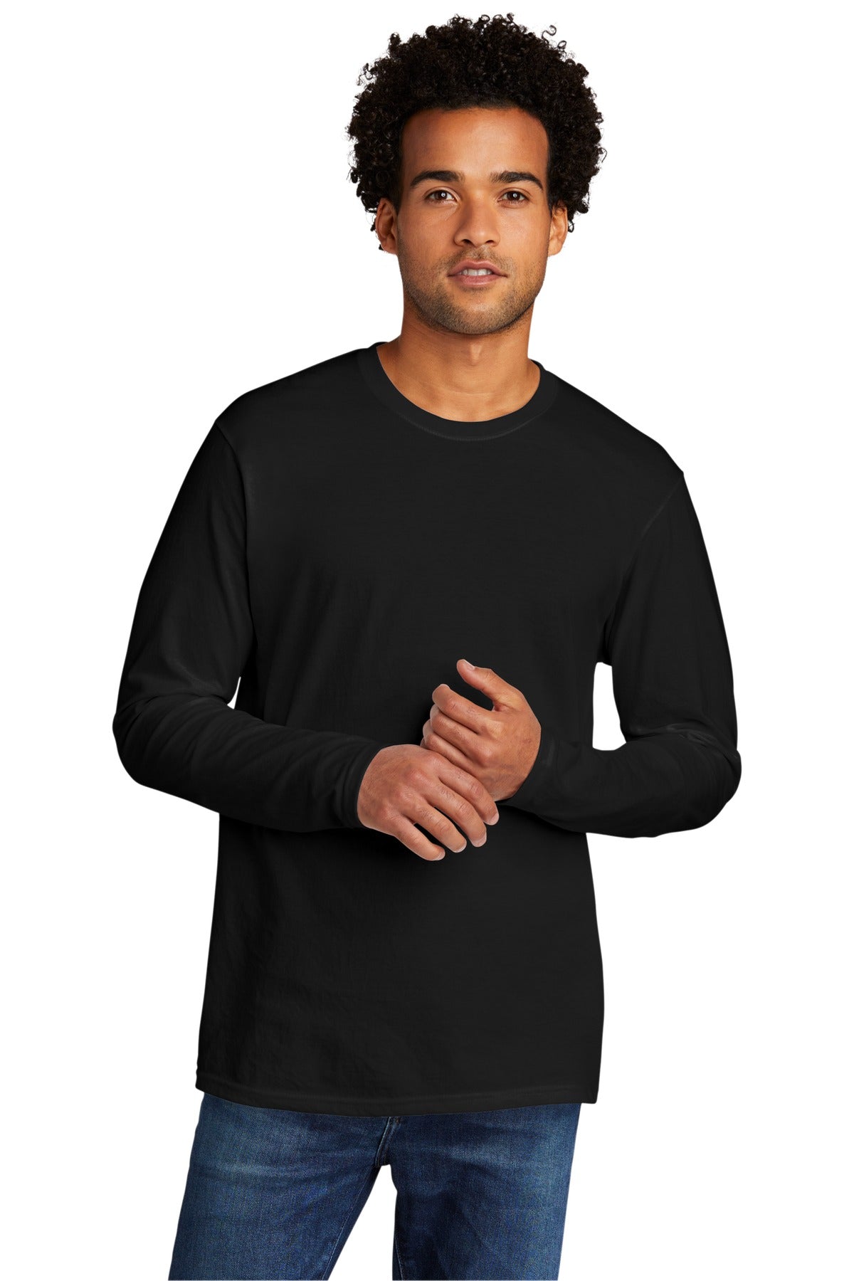 Port & Coâ„¢ Tri-Blend Long Sleeve Tee. PC330LS