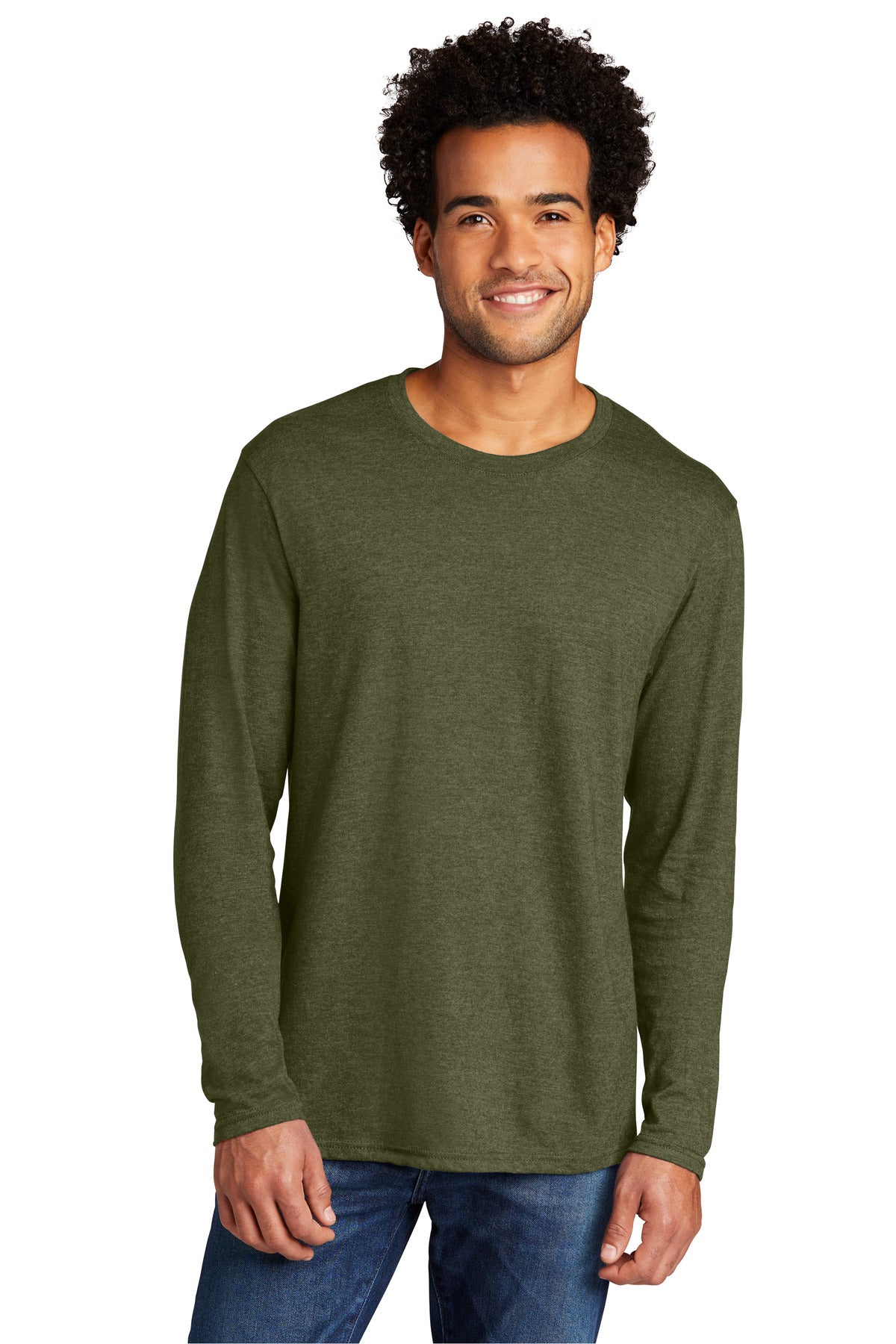 Port & Coâ„¢ Tri-Blend Long Sleeve Tee. PC330LS