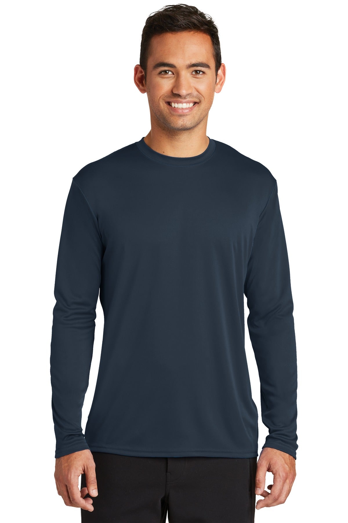 Port & Coâ„¢ Long Sleeve Performance Tee. PC380LS