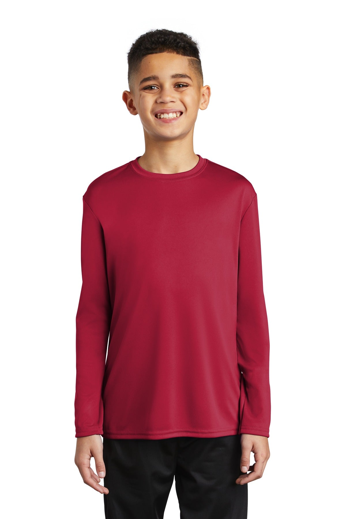 Port & Coâ„¢ Youth Long Sleeve Performance Tee PC380YLS