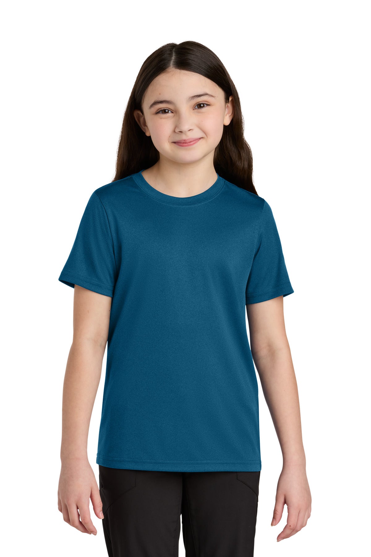 Port & Coâ„¢ Youth Heather Performance Tee PC390Y