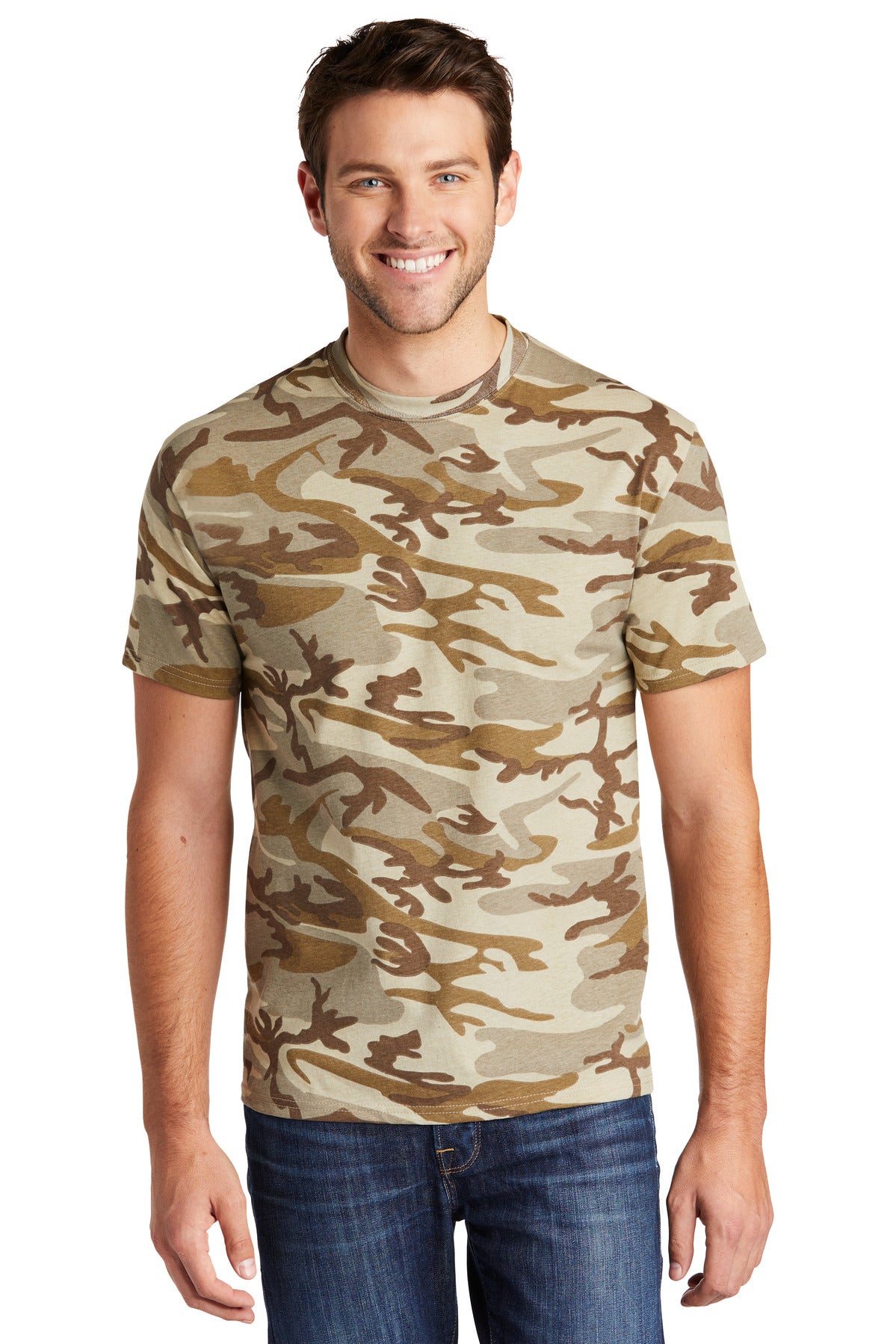 Port & Coâ„¢ Core Cotton Camo Tee. PC54C