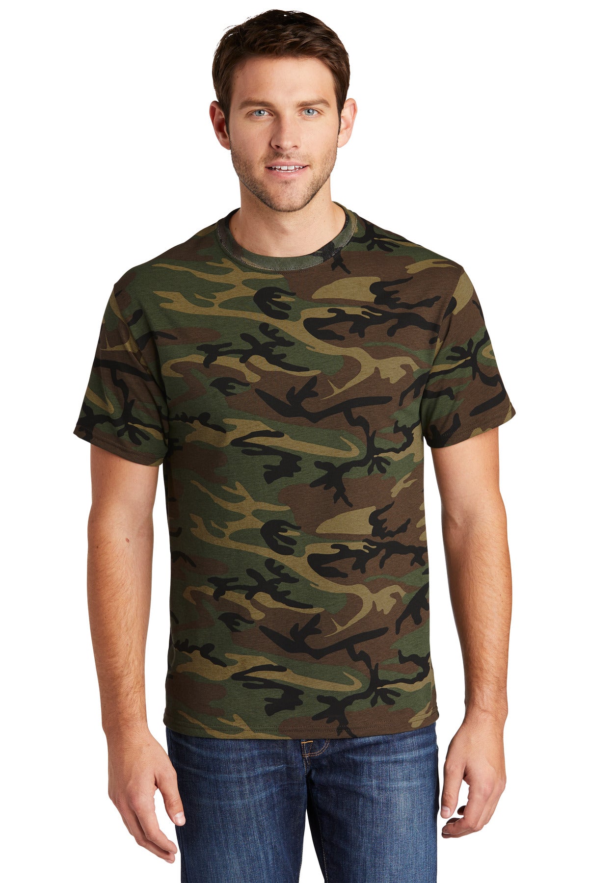 Port & Coâ„¢ Core Cotton Camo Tee. PC54C