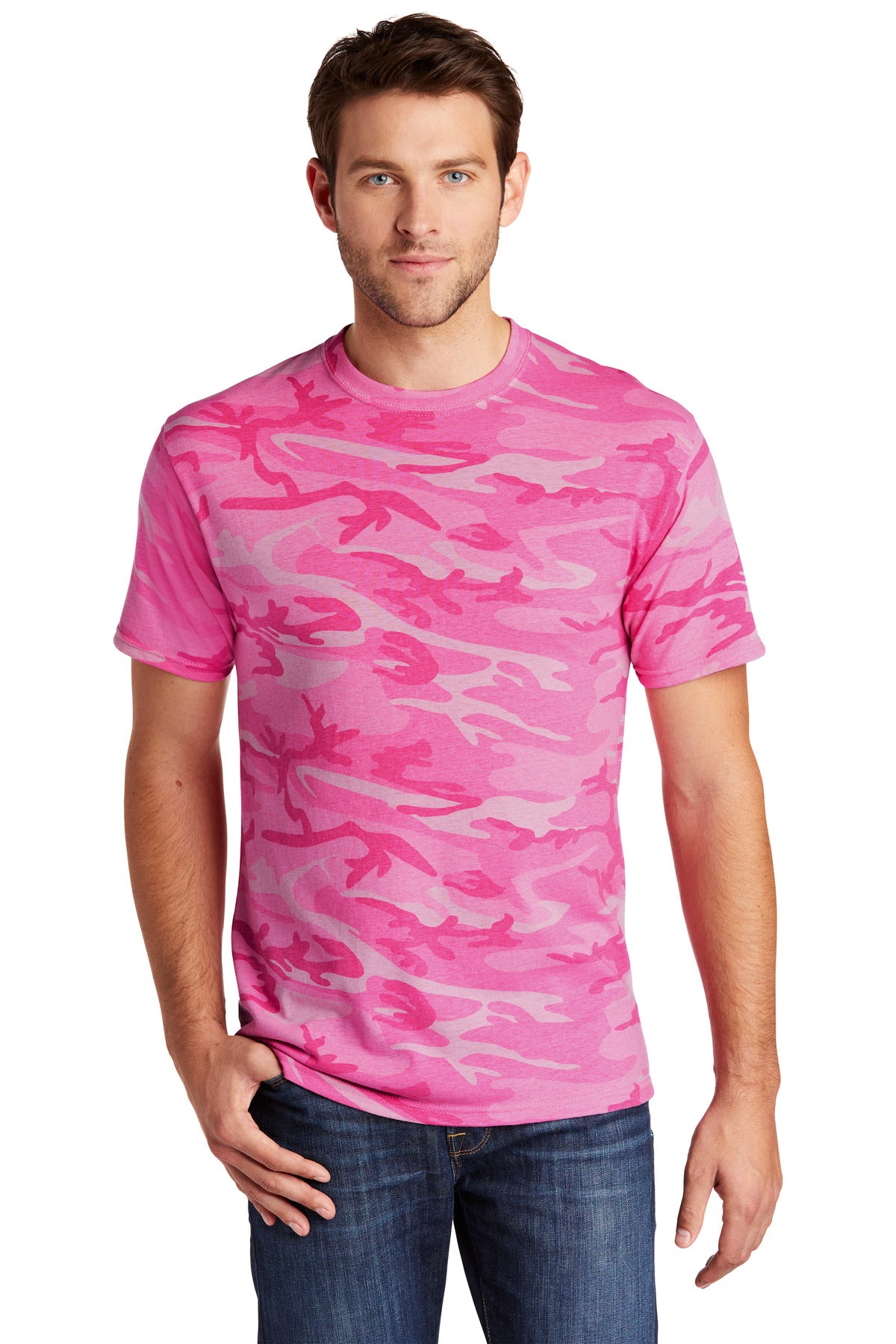 Port & Coâ„¢ Core Cotton Camo Tee. PC54C