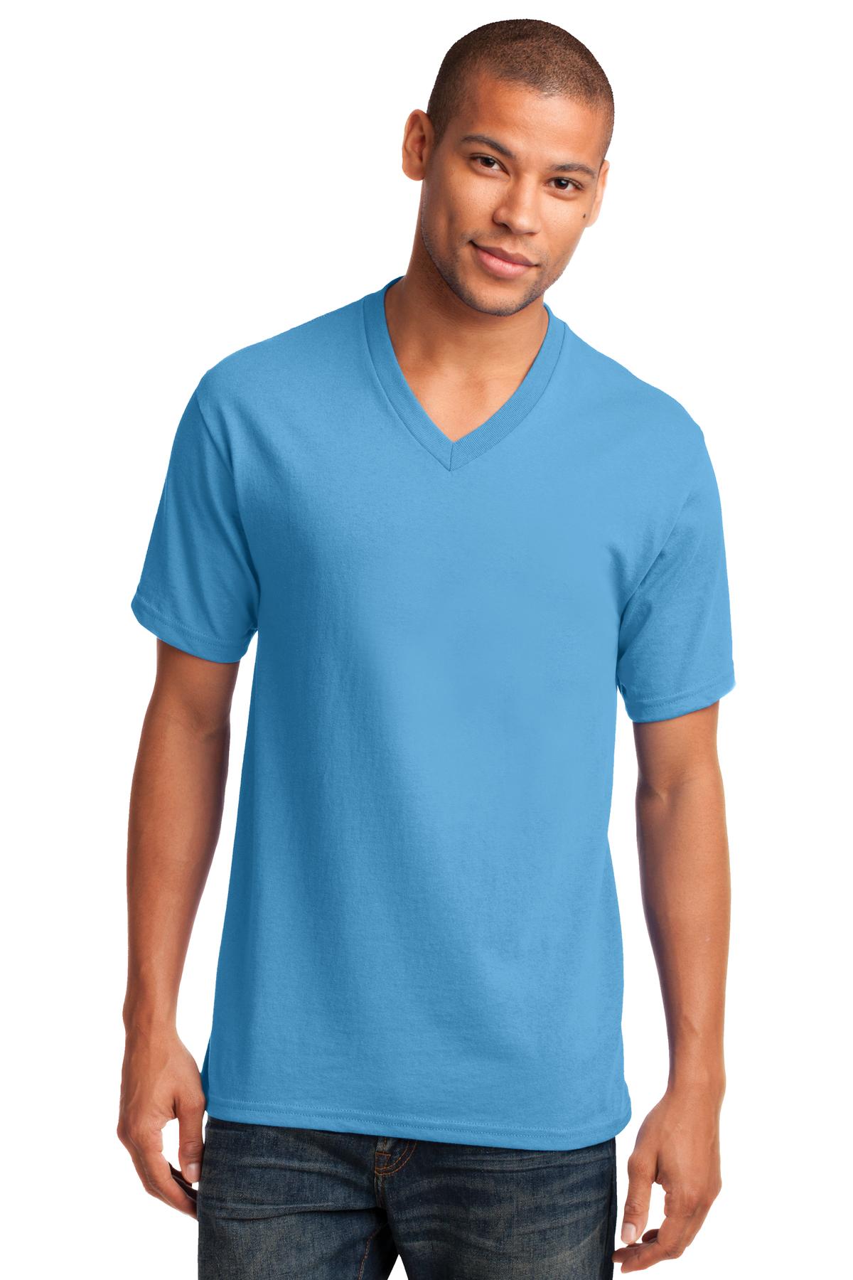 Port & Coâ„¢ Core Cotton V-Neck Tee. PC54V