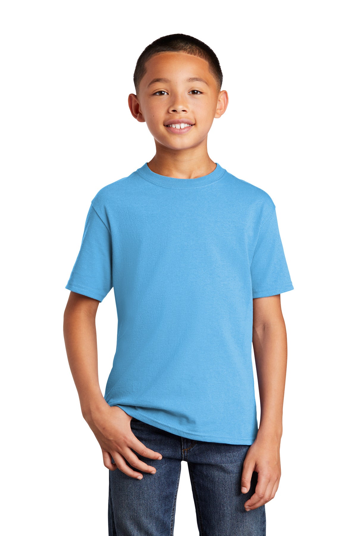 Port & Coâ„¢ Youth Core Cotton DTG Tee PC54YDTG