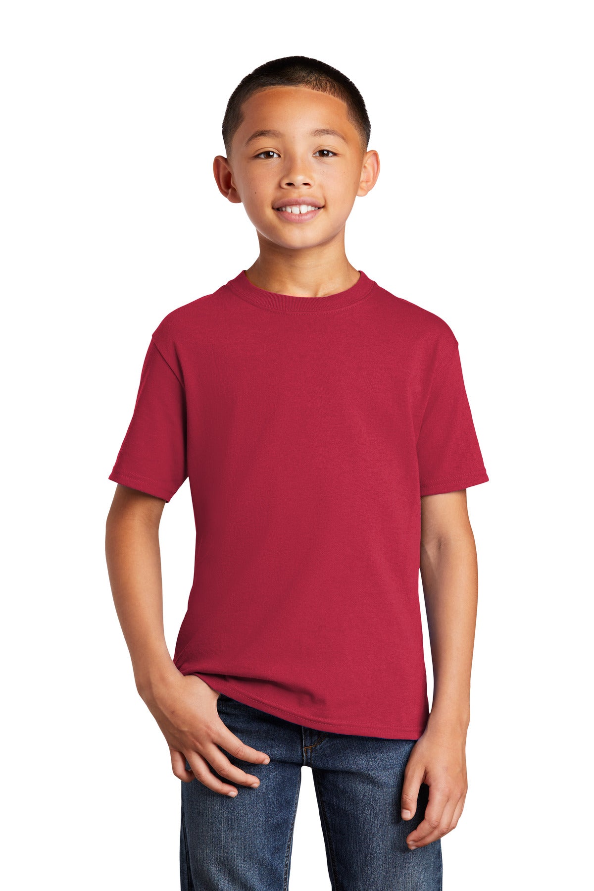 Port & Coâ„¢ Youth Core Cotton DTG Tee PC54YDTG