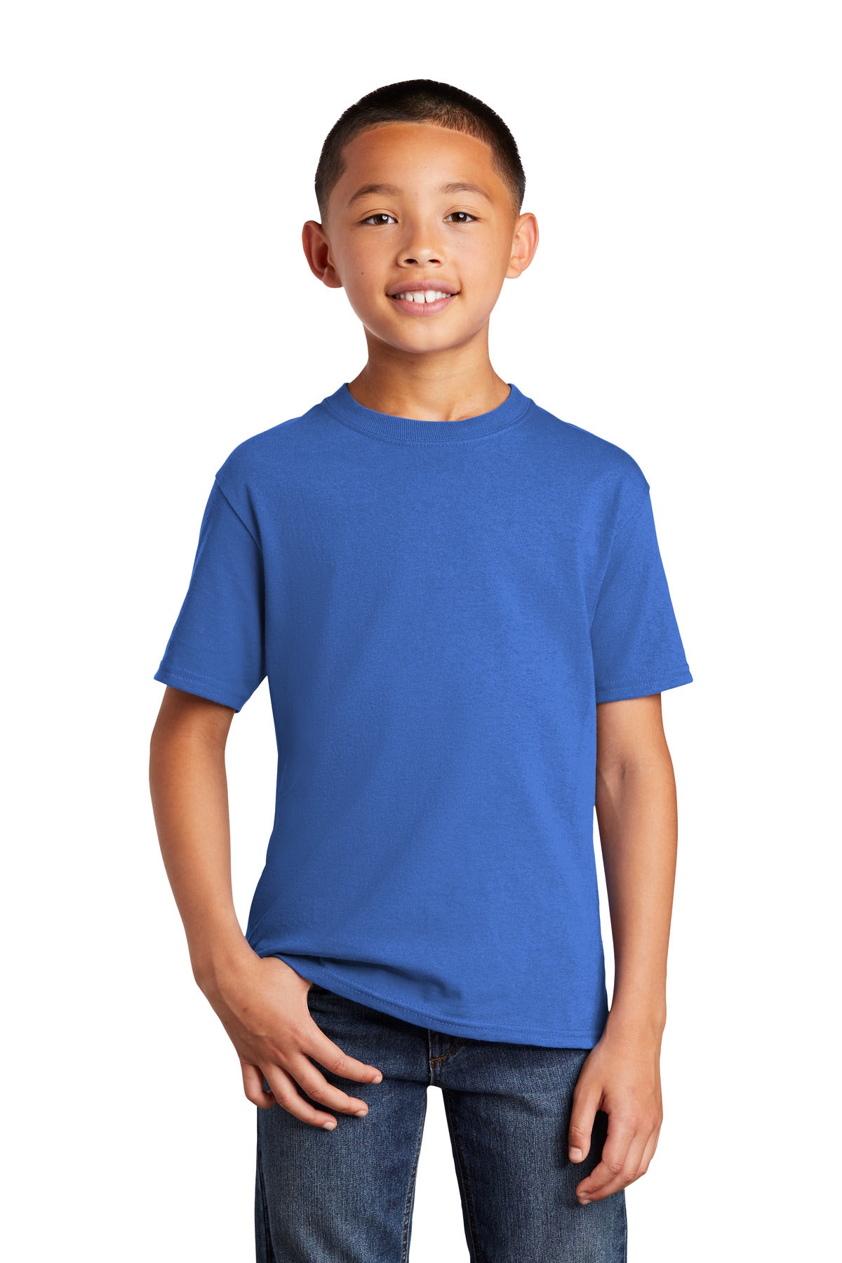 Port & Coâ„¢ Youth Core Cotton DTG Tee PC54YDTG
