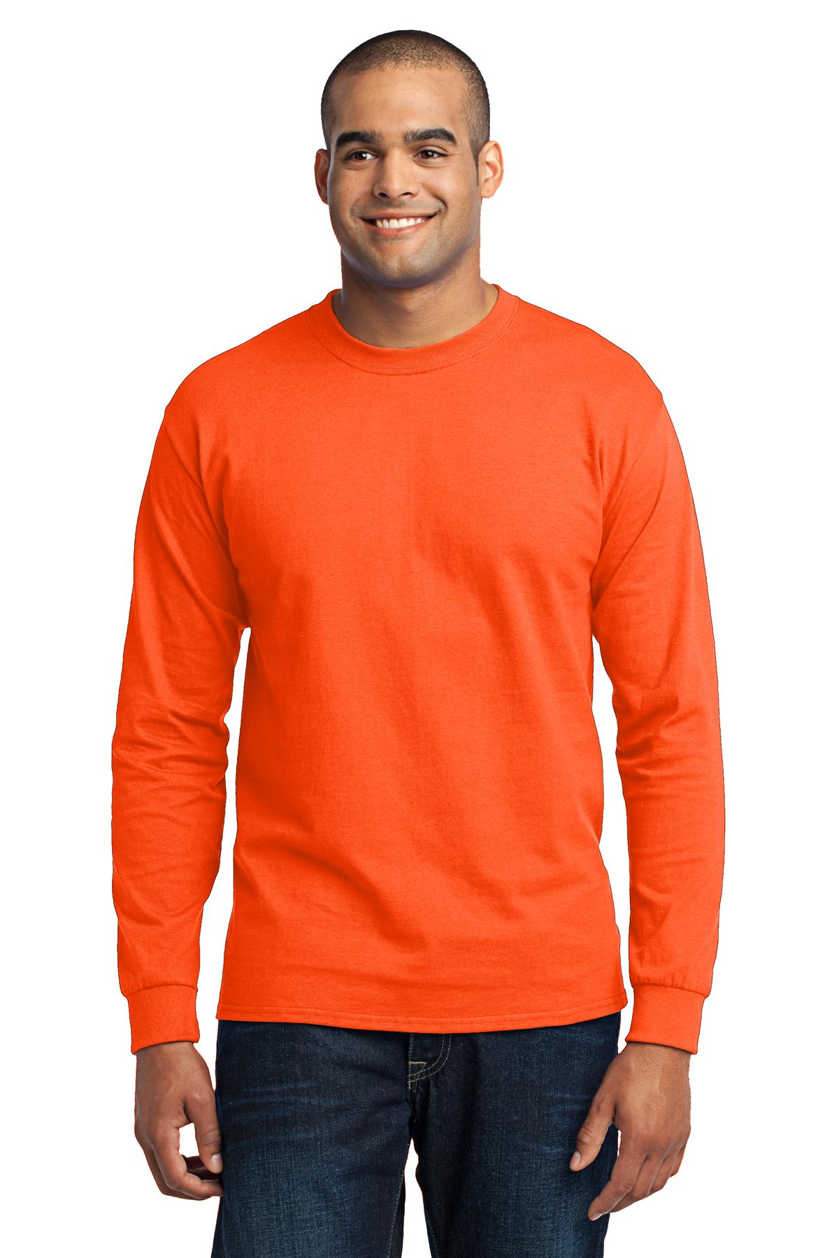 Port & Coâ„¢ Tall Long Sleeve Core Blend Tee. PC55LST