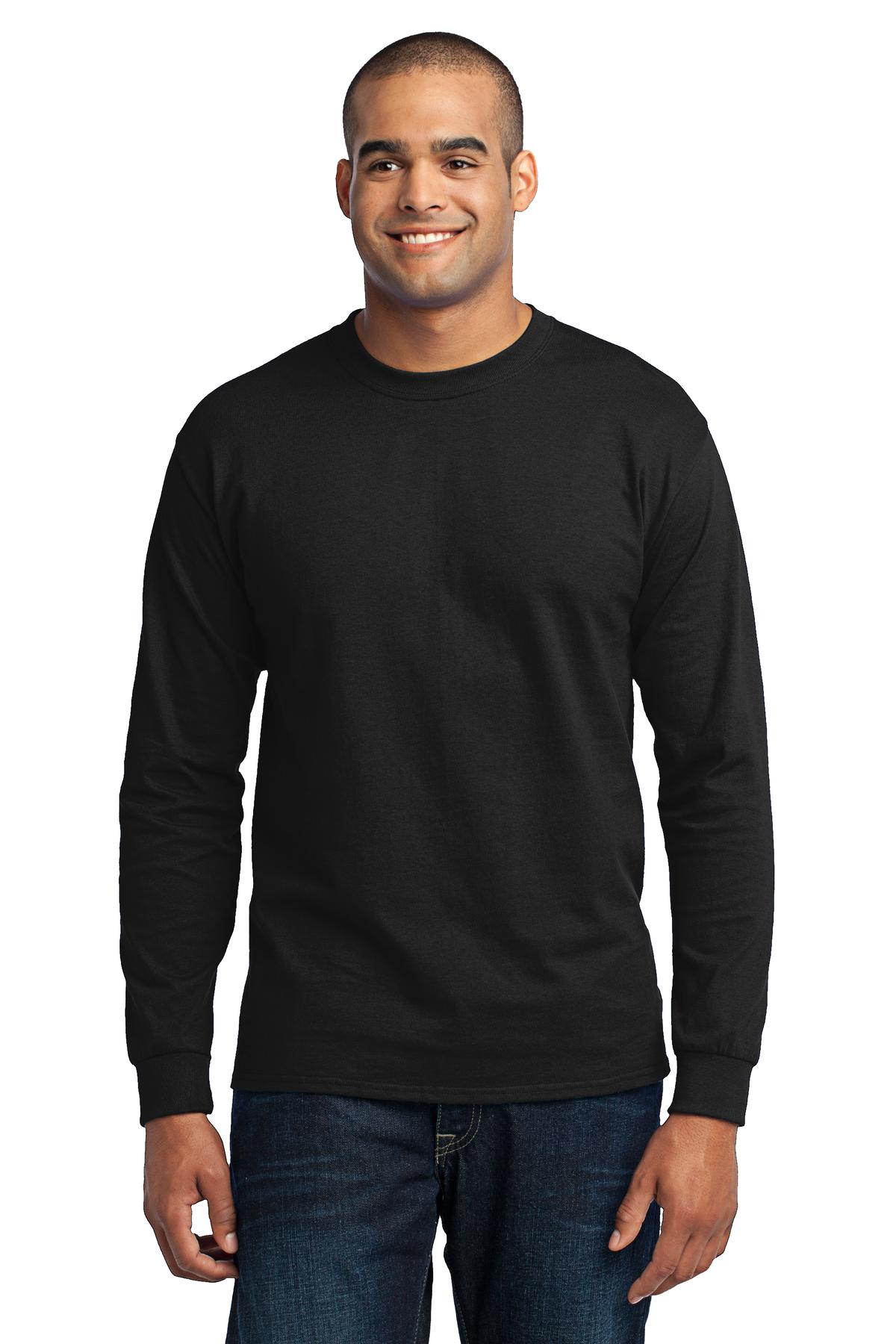 Port & Coâ„¢ Tall Long Sleeve Core Blend Tee. PC55LST
