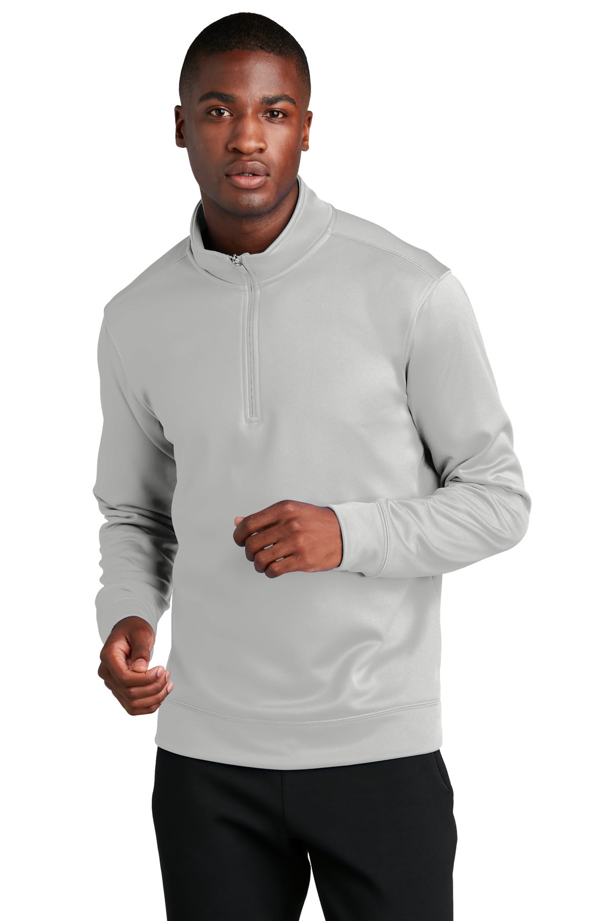 Port & Coâ„¢ Performance Fleece 1/4-Zip Pullover Sweatshirt. PC590Q