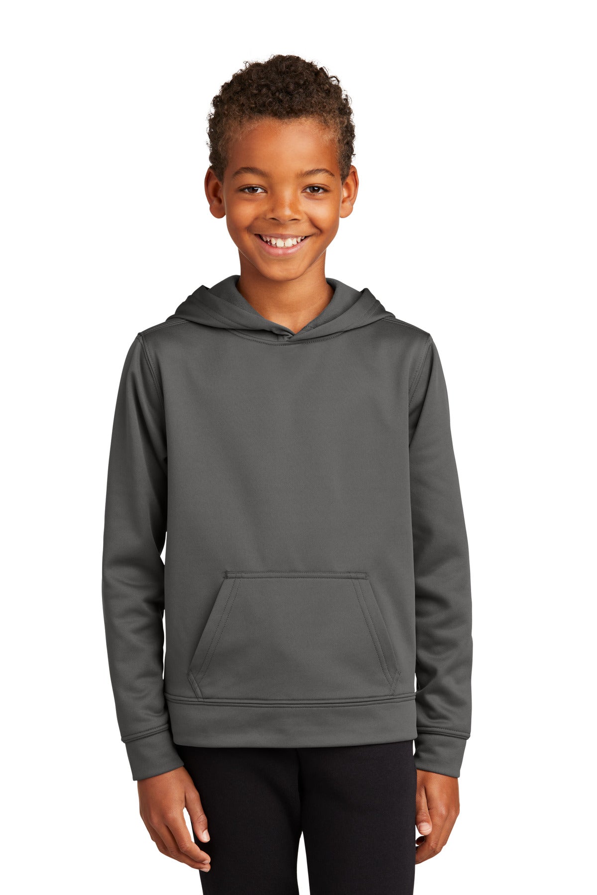Port & Coâ„¢ Youth Performance Fleece Pullover Hooded Sweatshirt. PC590YH