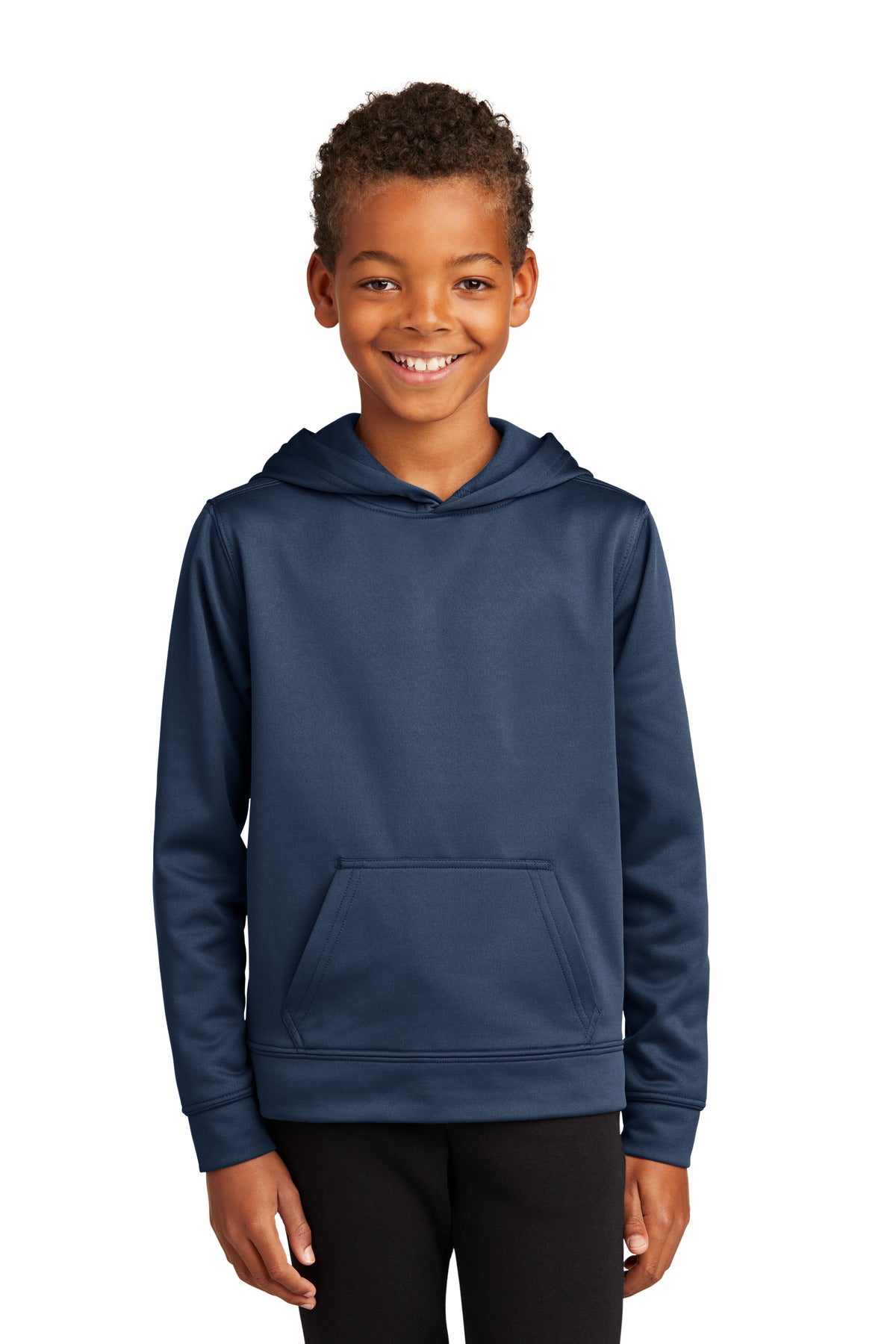 Port & Coâ„¢ Youth Performance Fleece Pullover Hooded Sweatshirt. PC590YH